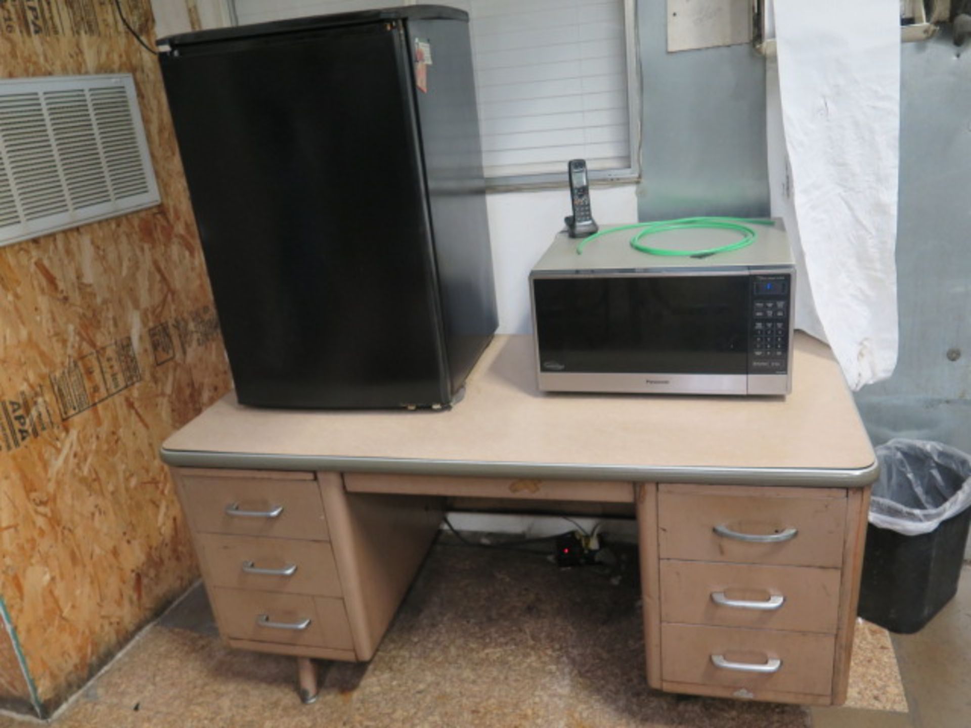 Refrigerator, Microwave, Desk and Picnic Table (SOLD AS-IS - NO WARRANTY) - Image 3 of 6