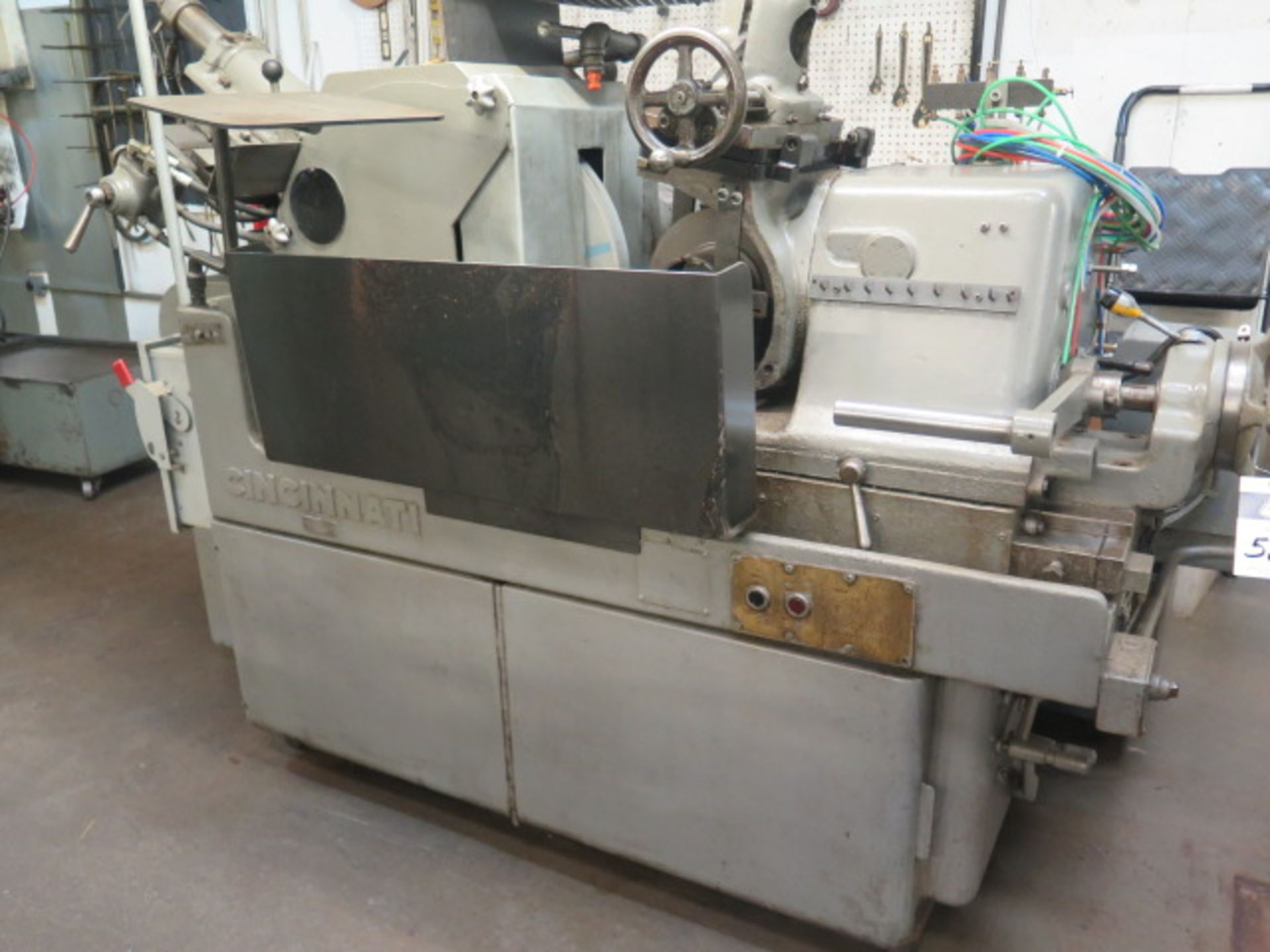 Cincinnati OM Centerless Grinder s/n 2M2H1W-6 w/ 24" Wheel Head, Cam-Out Feed Wheel Head, SOLD AS IS - Image 2 of 14