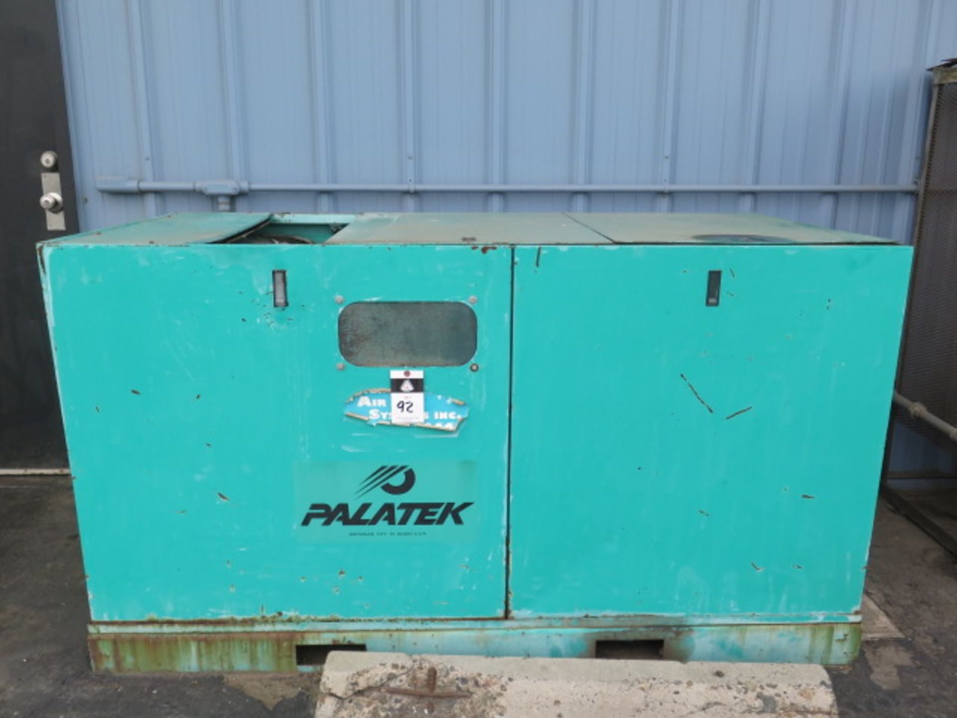 Sullivan Palatek mdl. 15DT 15Hp Rotary Vane Air Compressor s/n 07D002 w/ 125 PSIG, 36,132 Hours (