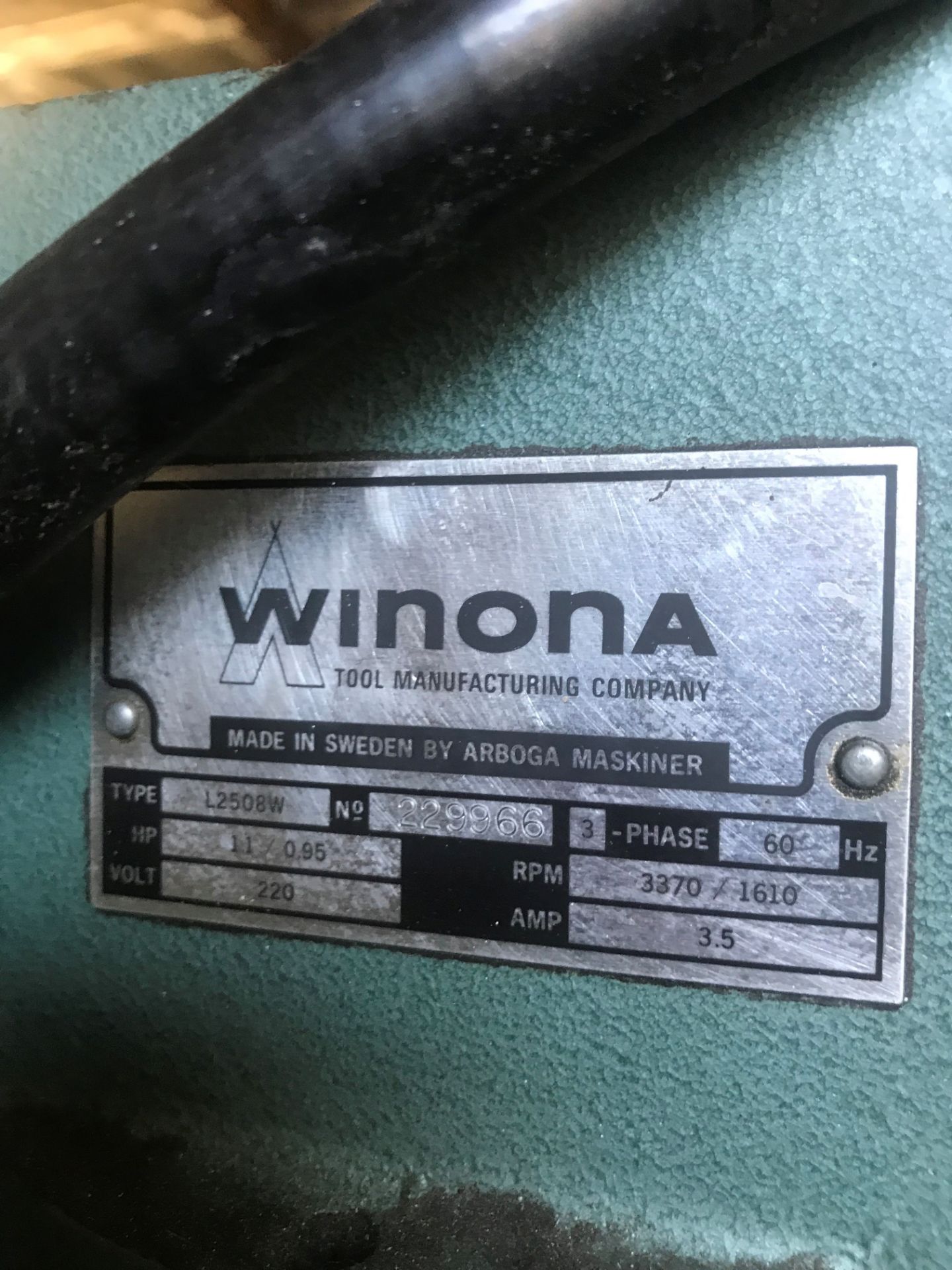 Winona LH2000 Valve Guide and Seat Bore Machine (SOLD AS-IS - NO WARRANTY) - Image 8 of 8