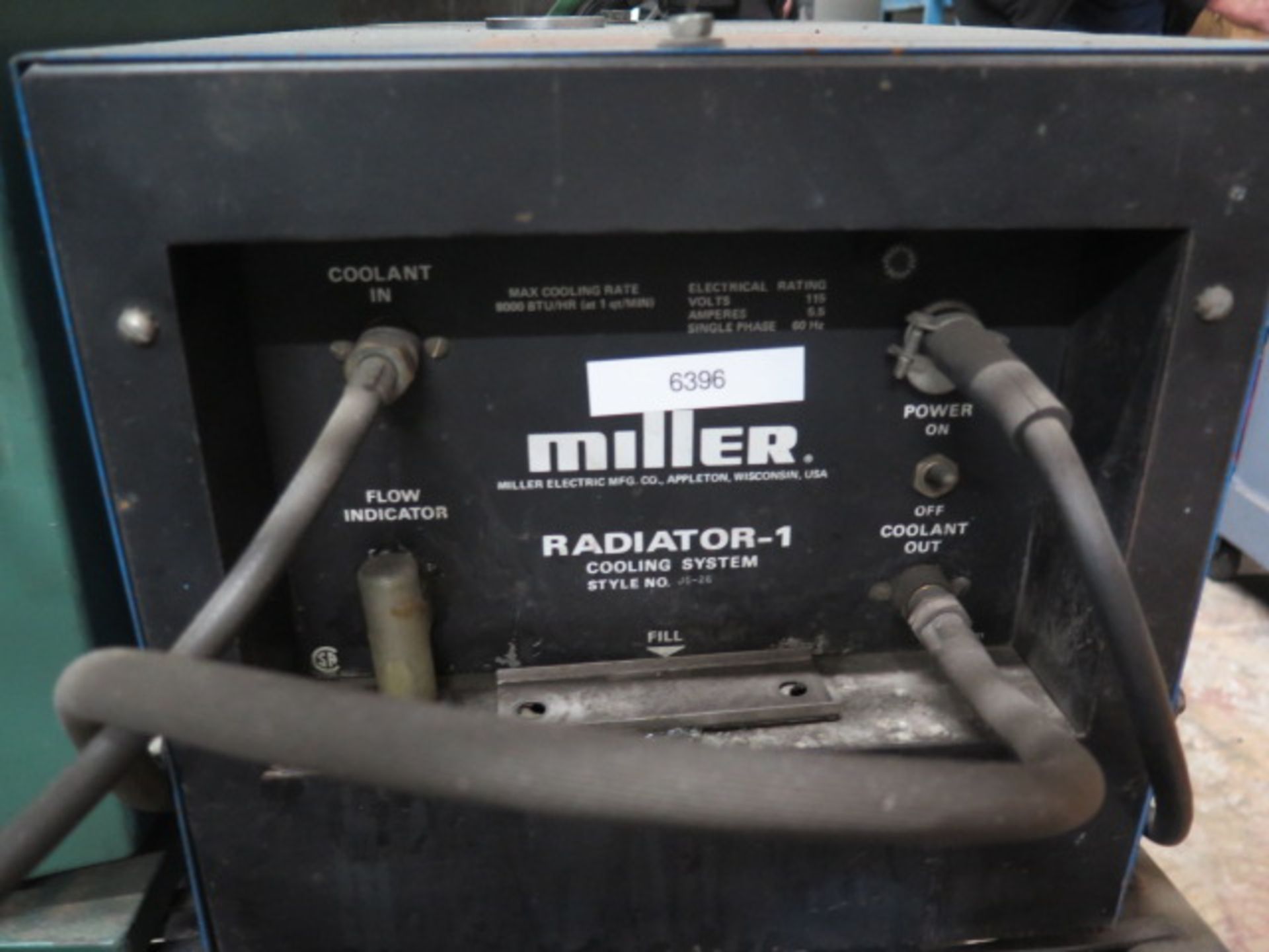 MK Cobramatic MIG Welder and Miller Radiator-1 Cooling Unit w/ Cart (SOLD AS-IS - NO WARRANTY) - Image 3 of 7