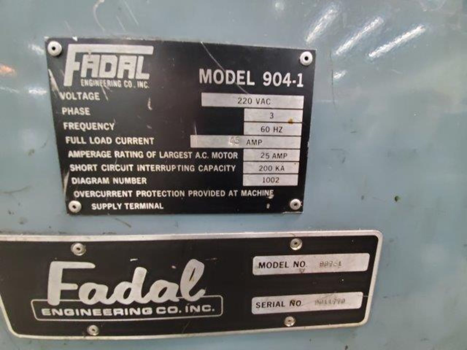 Fadal VMC 6030 CNC VMC s/n 9011770 w/ Fadal CNC88 Controls, 21-Station ATC, SOLD AS IS - Image 13 of 13