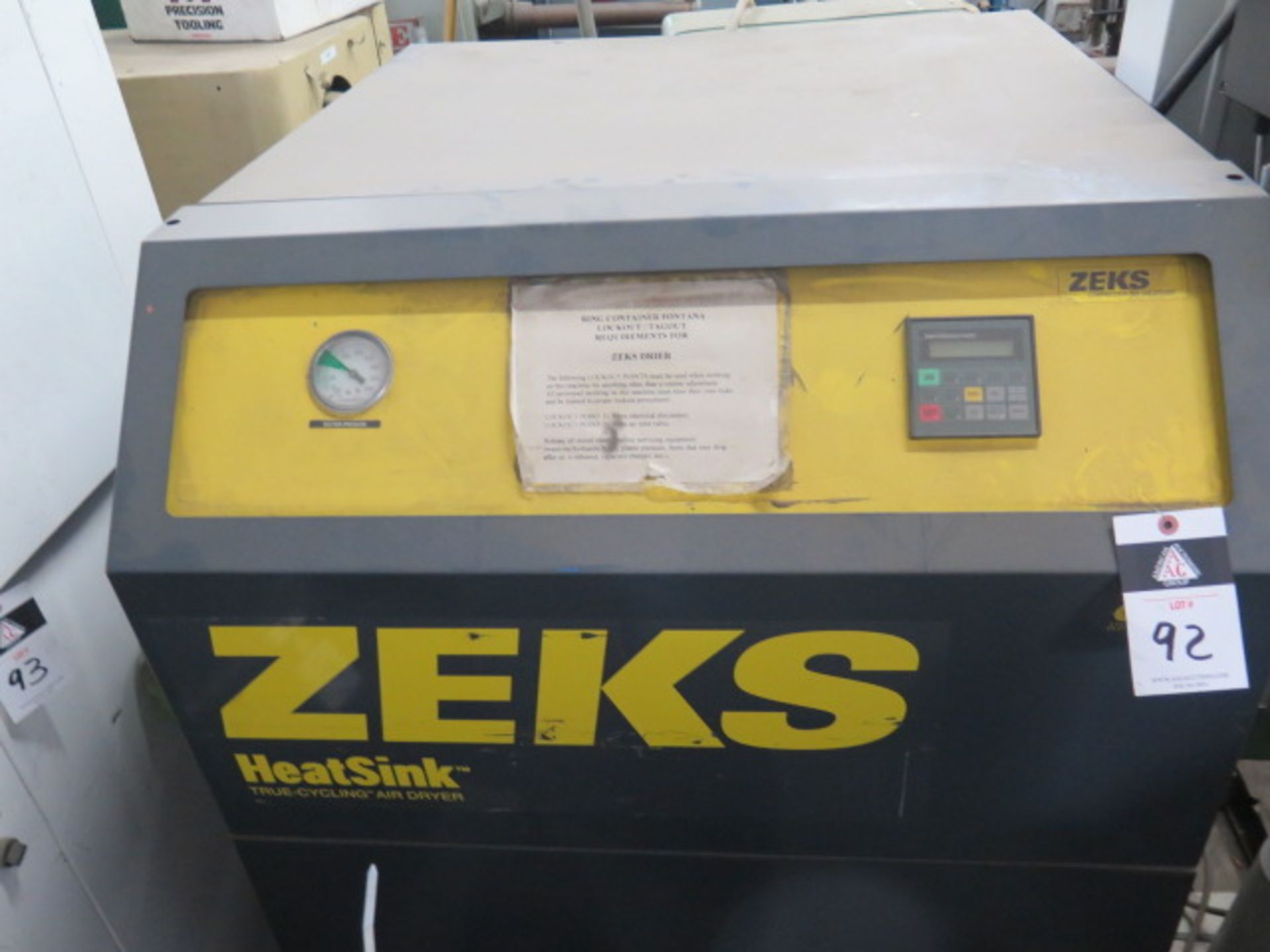 Zeks Refrigerated Air Dryer (SOLD AS-IS - NO WARRANTY) - Image 3 of 6