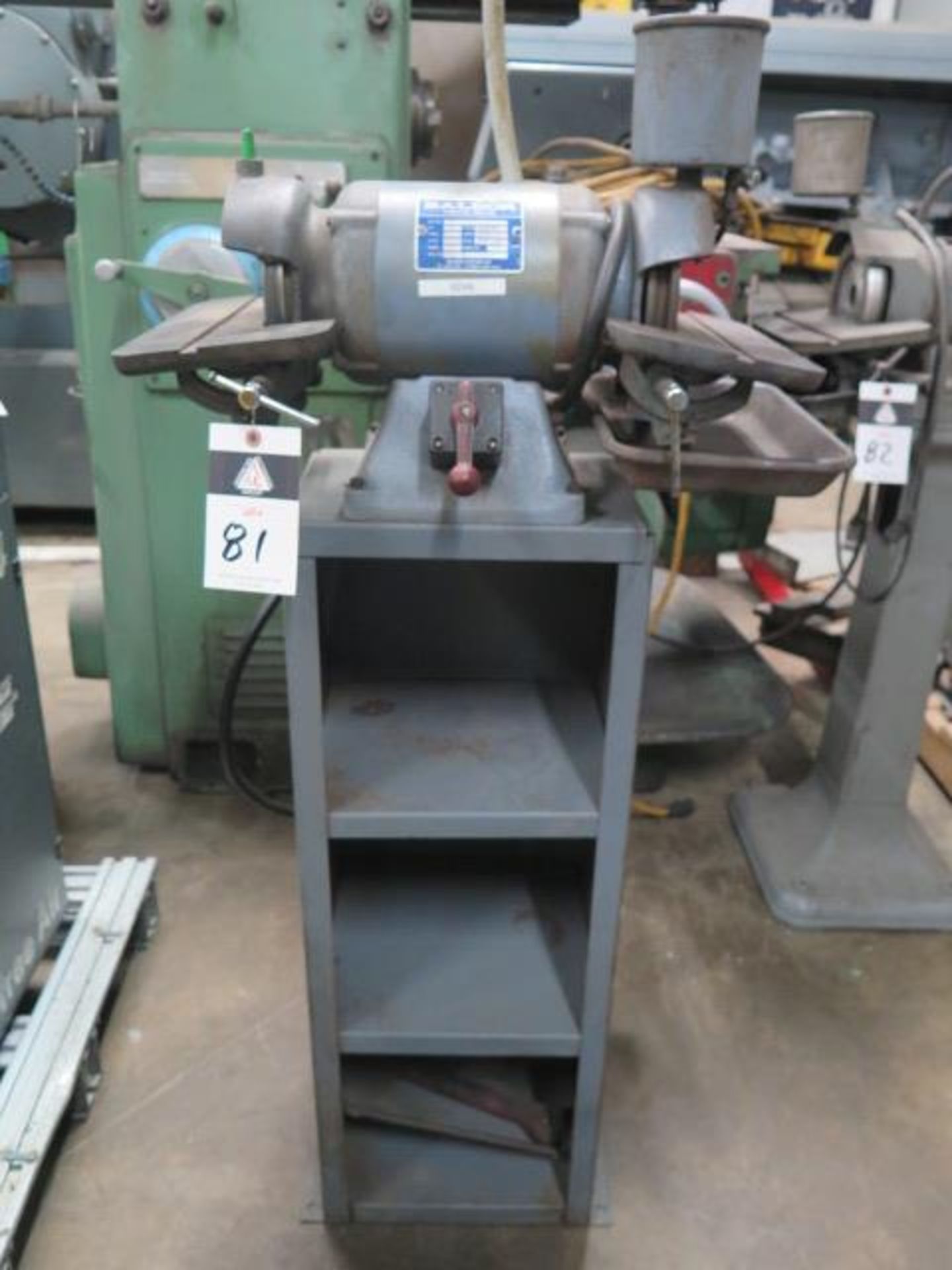 Baldor Pedestal Carbide Tool Grinder (SOLD AS-IS - NO WARRANTY)