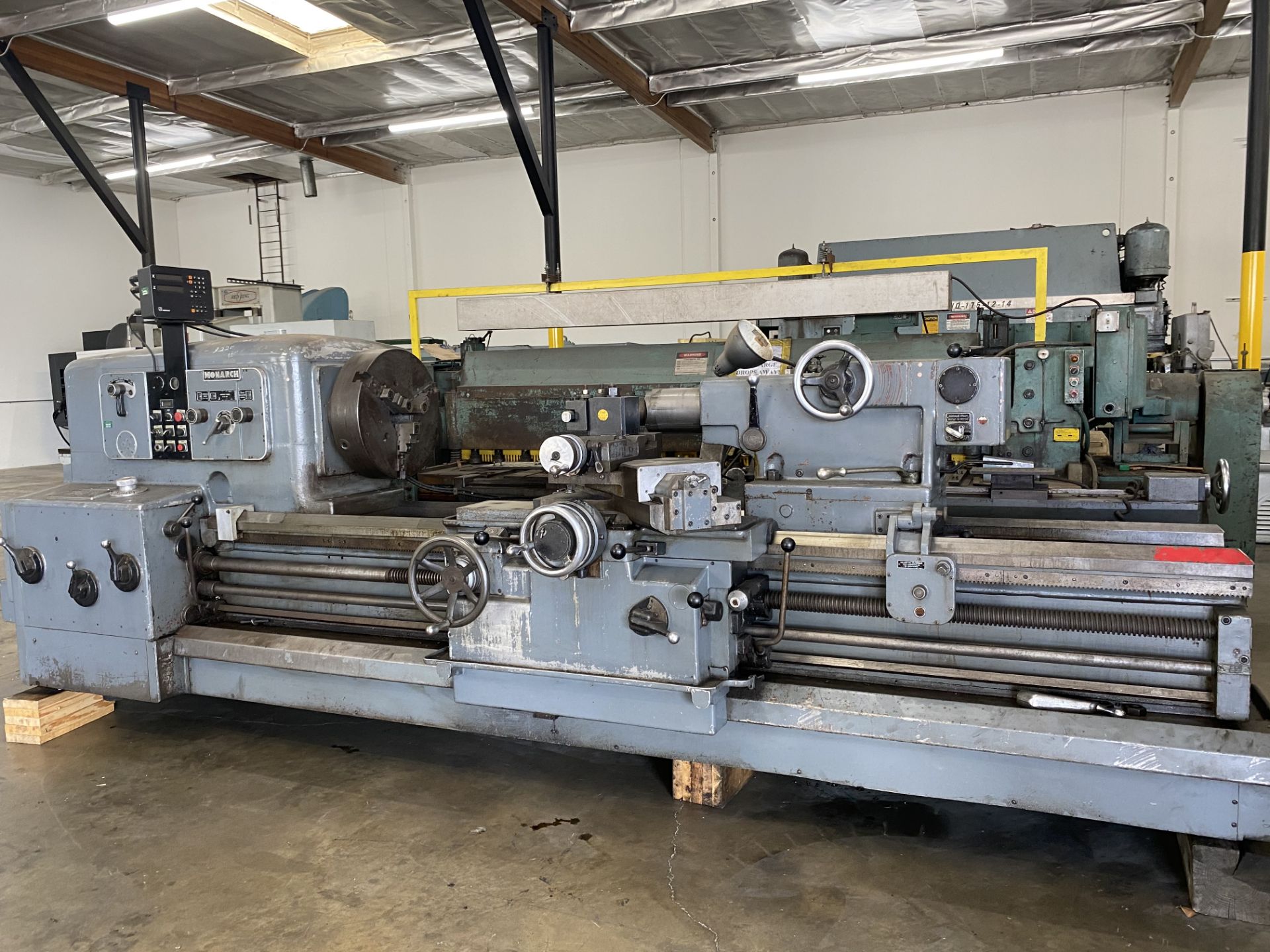 Monarch mdl. 80 32” x 72” Tracer Lathe s/n 45438-AT w/ Heidenhain DRO, Dial Change RPM, SOLD AS IS