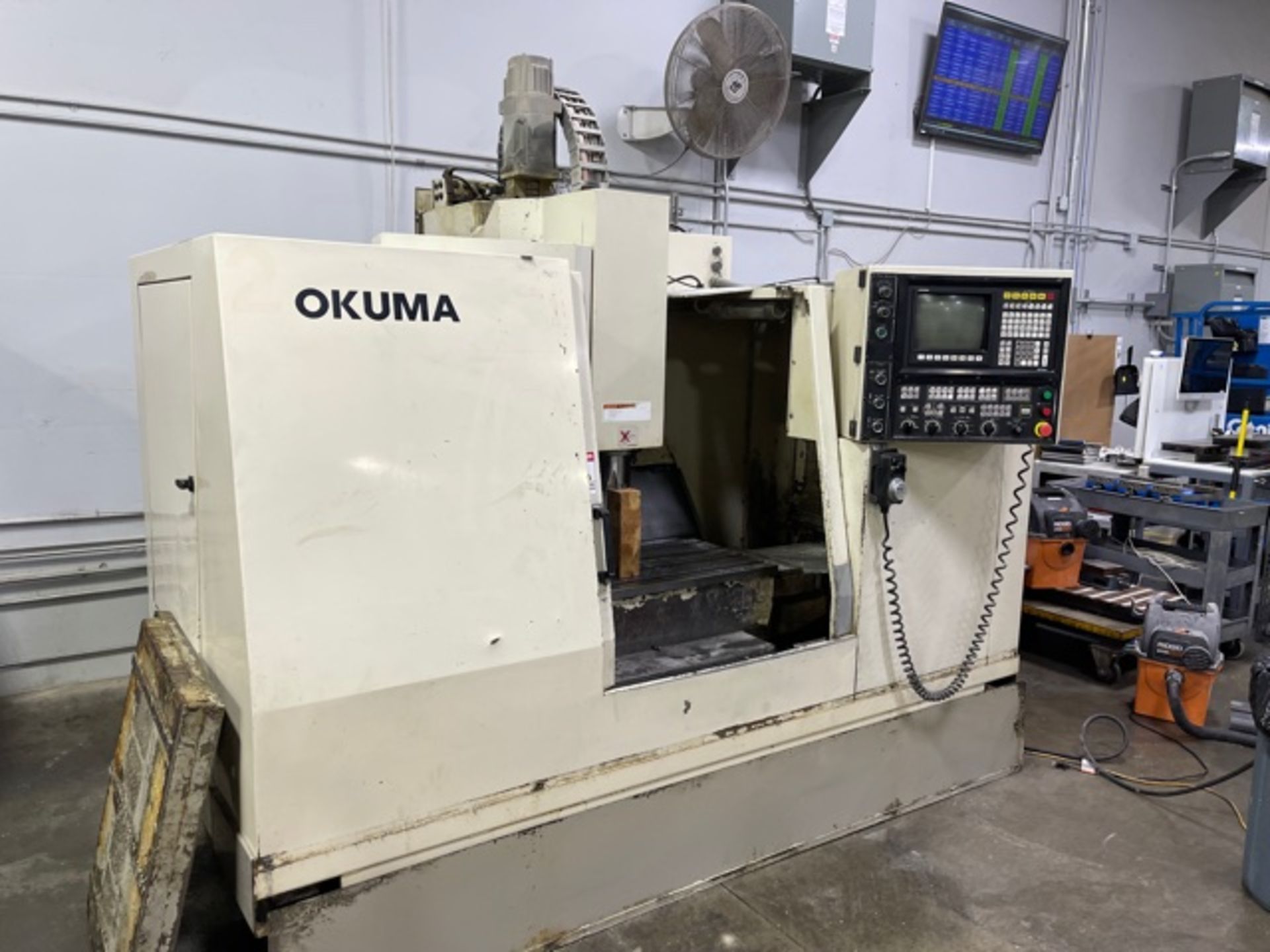 Okuma Cadet Mate 4020 CNC Vertical Machining Center s/m 0081 w/ Okuma OSP5020M Controls, SOLD AS IS