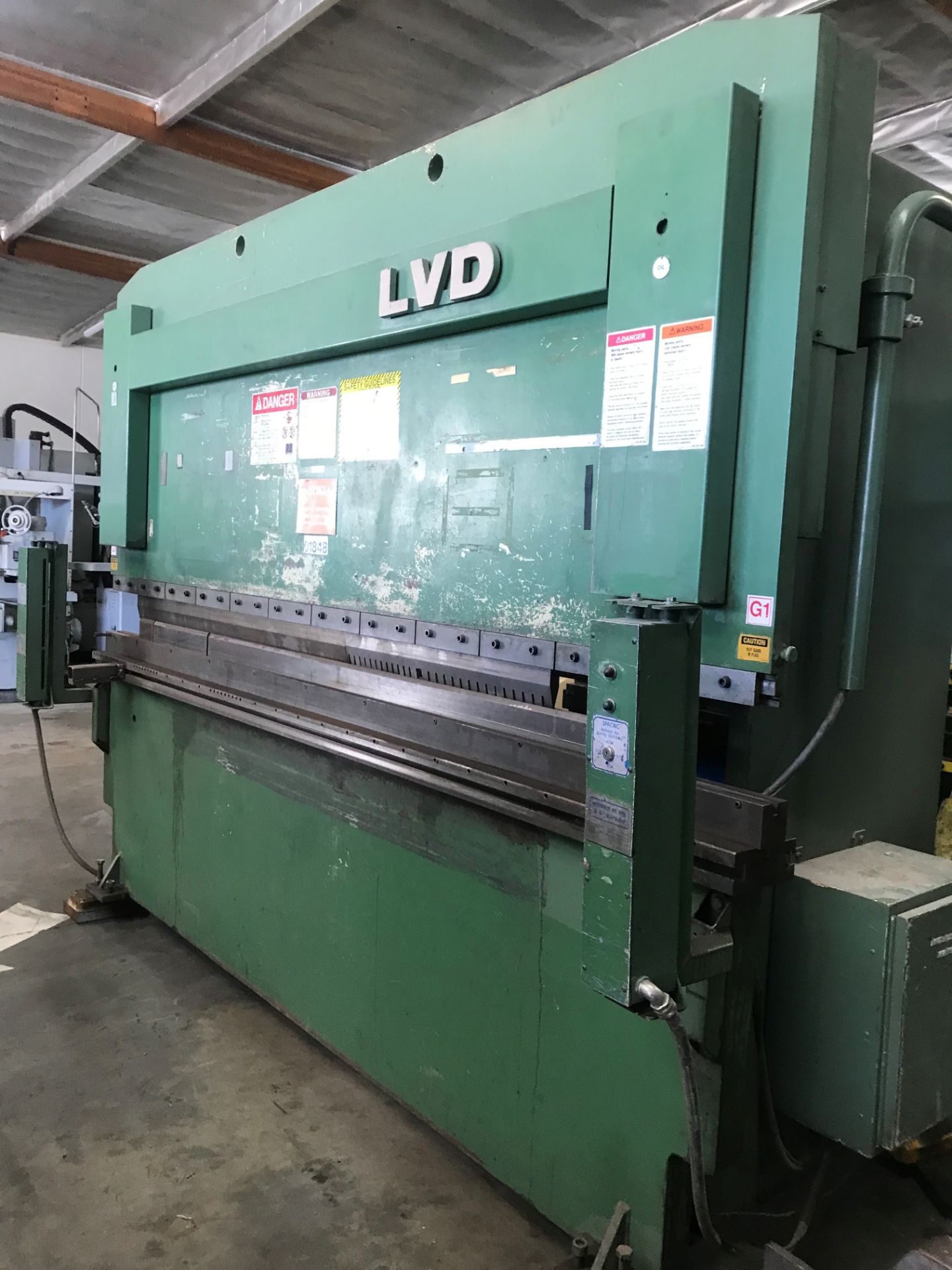 LVD 150JS10 150 Ton x 10’ CNC Hyd Press Brake s/n 15243 w/ Hurco Autobend 5C Controls, SOLD AS IS - Image 3 of 10