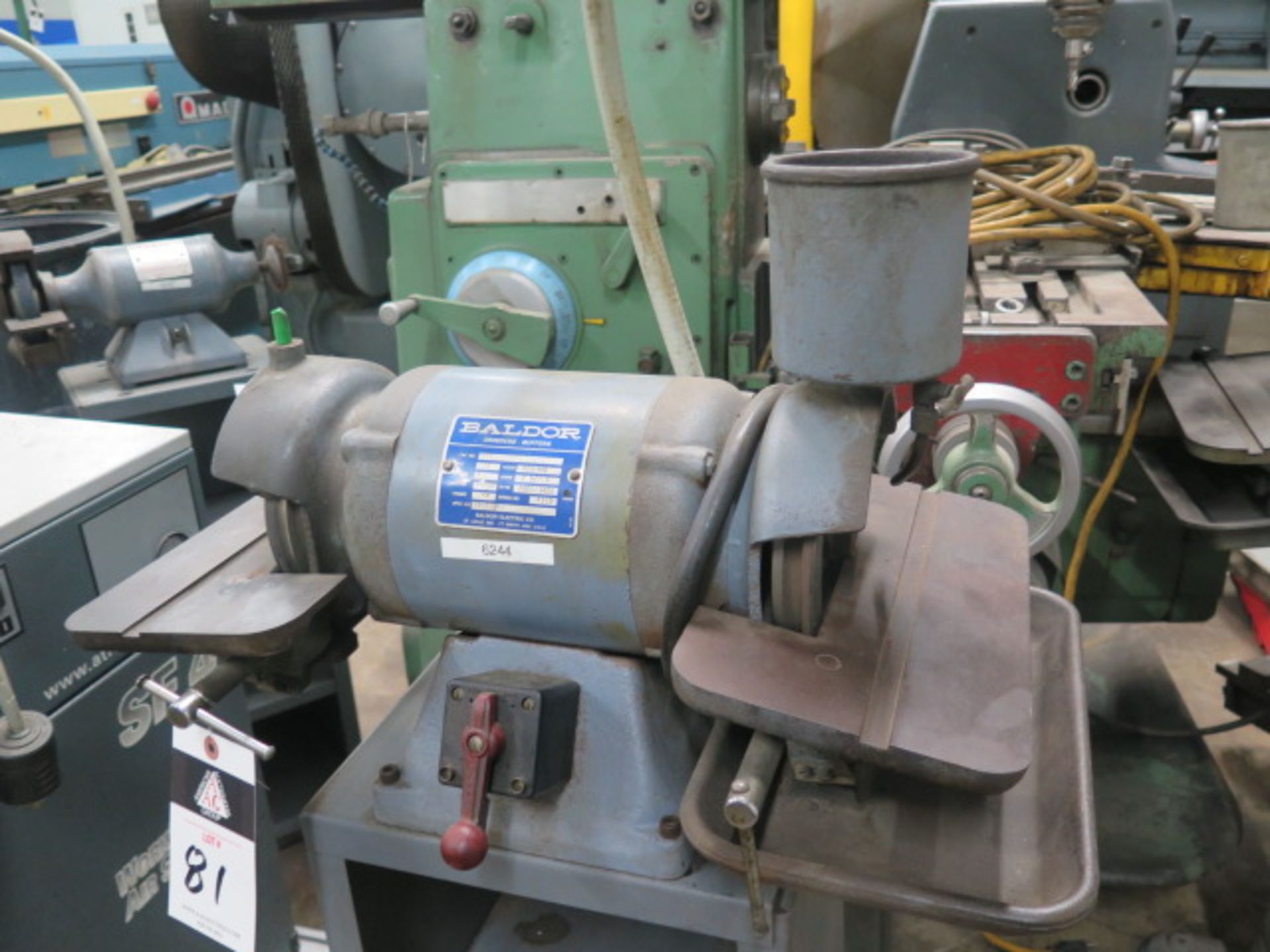 Baldor Pedestal Carbide Tool Grinder (SOLD AS-IS - NO WARRANTY) - Image 2 of 6