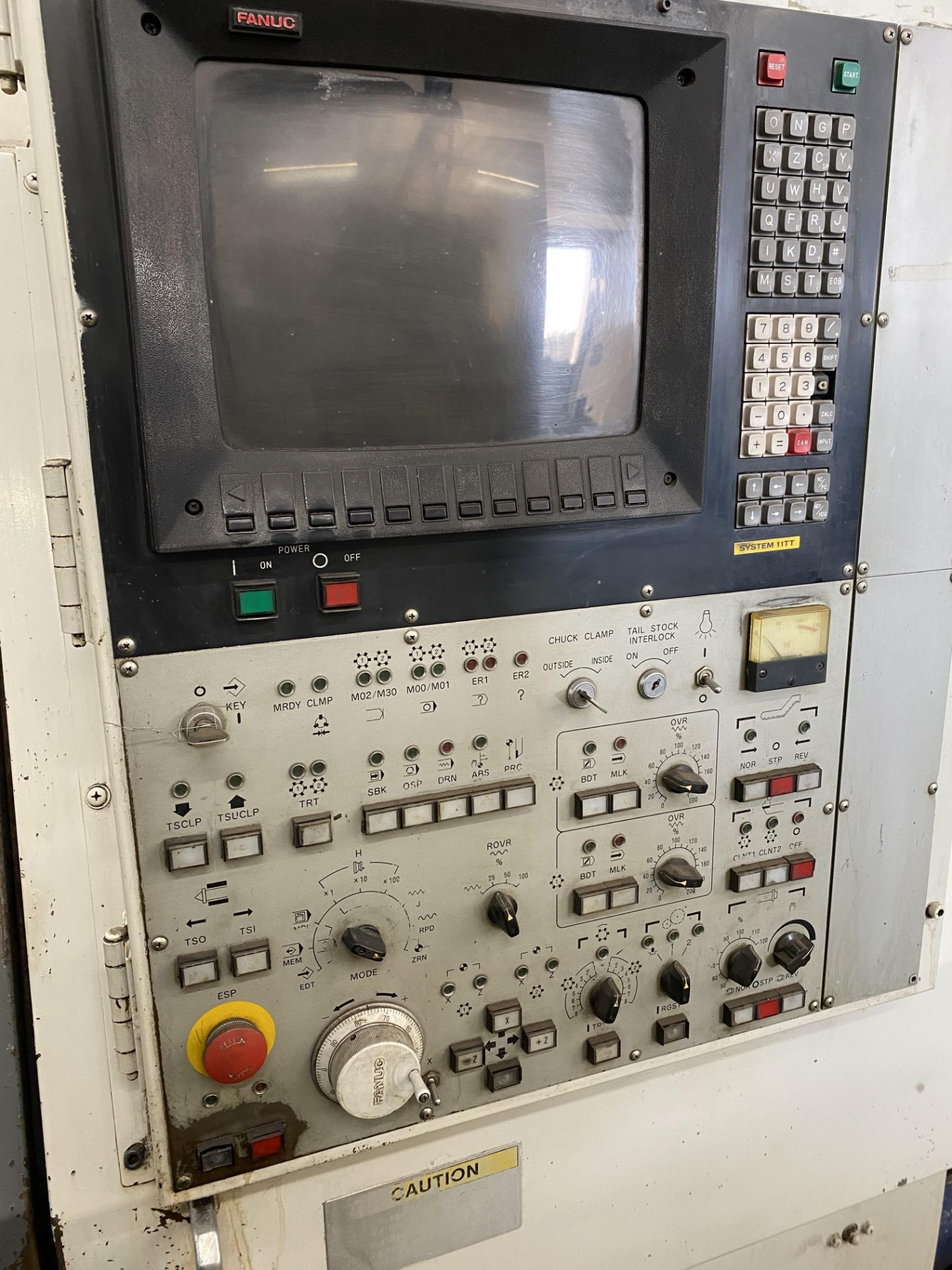 Mori Seiki ZL-3 Twin Turret CNC Turning Center s/n 102 w/ Fanuc 11-TT Controls, SOLD AS IS - Image 3 of 5