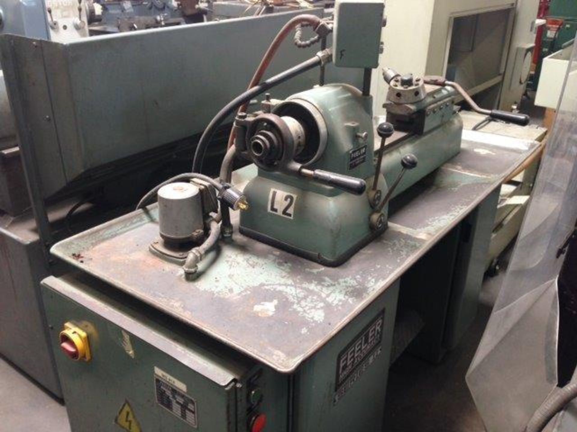 Feeler FTS-27 Narrow Bed Second OP Lathe w/ 230-3500 RPM, 6-Station Turret Assembly, SOLD AS IS - Image 2 of 4