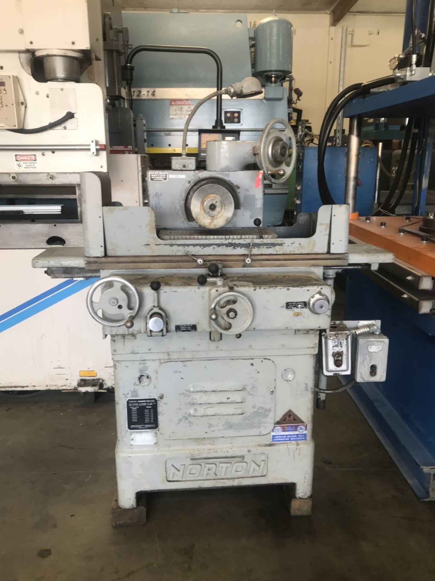 Norton S-3 6” x 18” Automatic Hydraulic Surface Grinder s/n H6459 w/ 6” x 18” Mag Chuck, SOLD AS IS