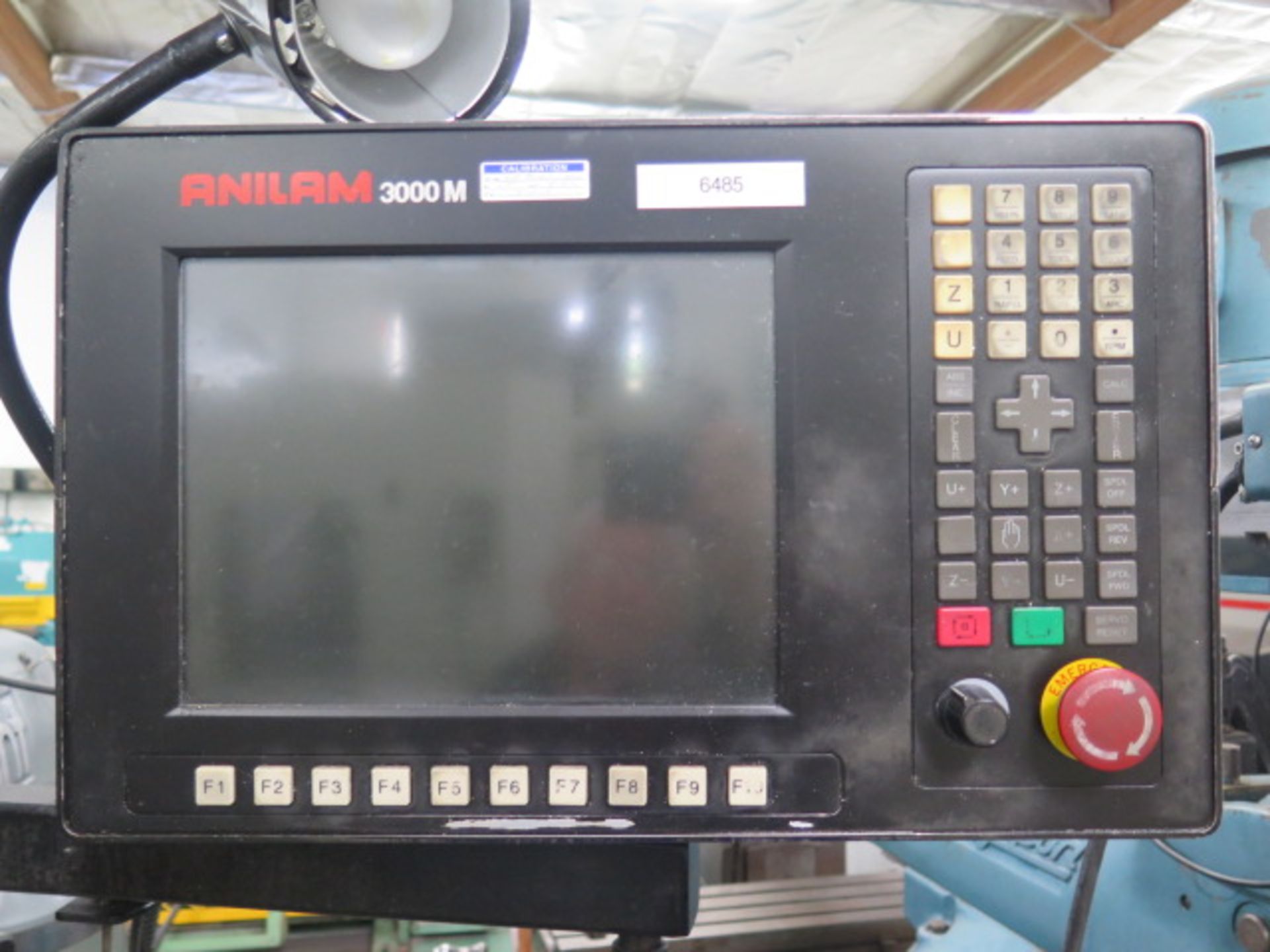 Aliant 2-Axis CNC Vertical Mill s/n 72042329 w/ Anilam 3000M CNC Controls, 2Hp Motor, 60-4500 Dial - Image 4 of 16
