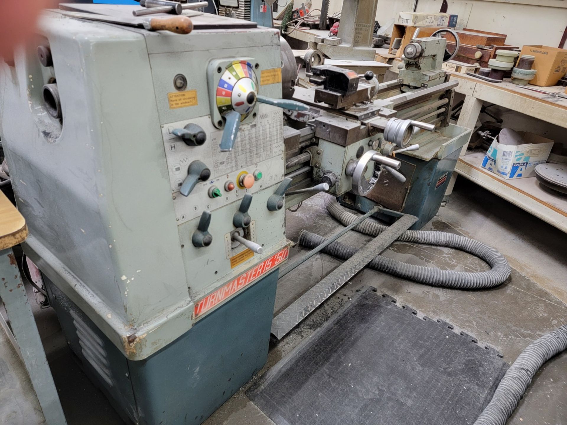 American Machine Tool “Turnmaster” 15” x 50” Geared Head Lathe s/n 15582072456 w/ SOLD AS IS - Image 2 of 4