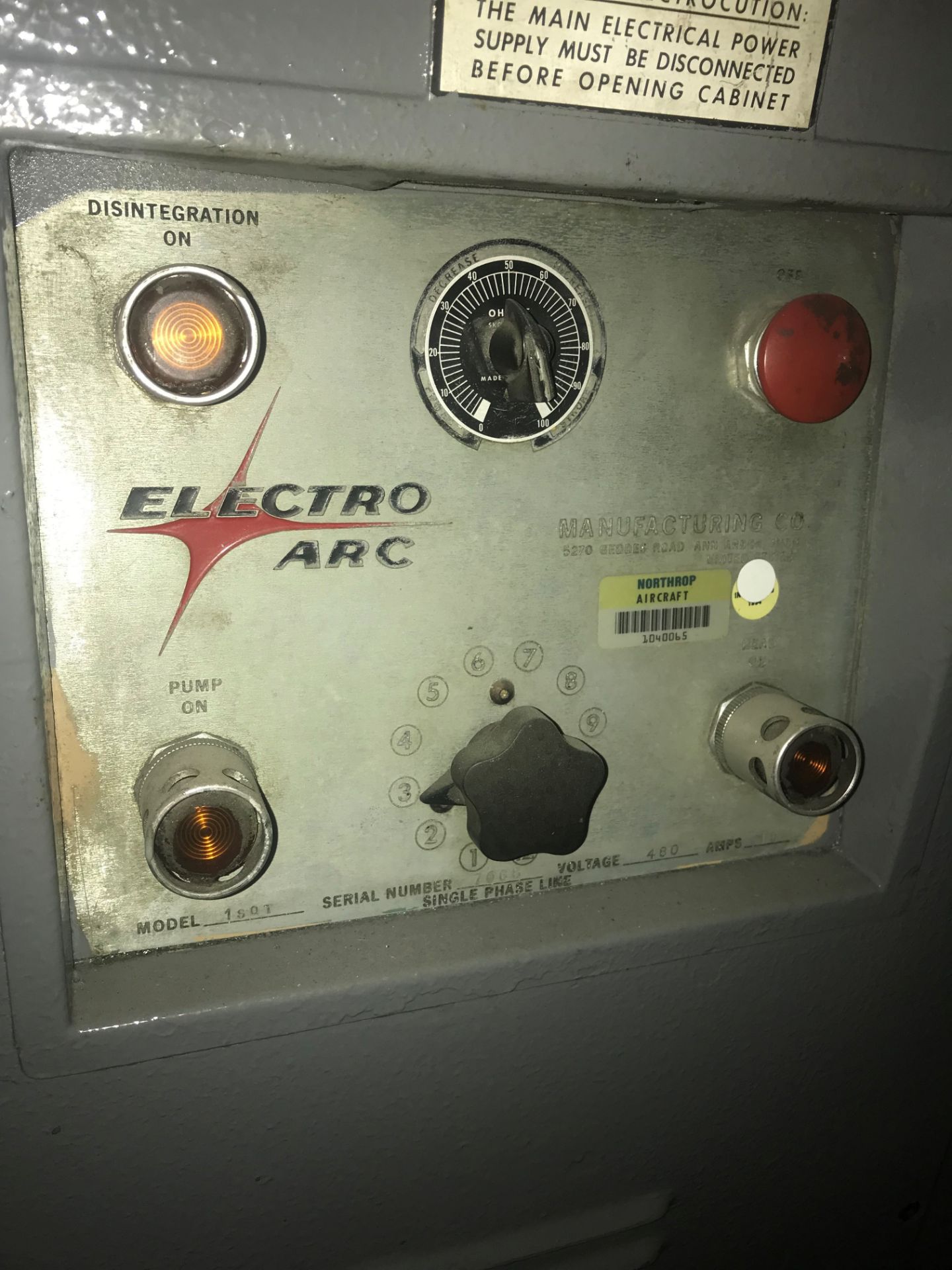 Electro-Arc Tap Disintegrator (SOLD AS-IS - NO WARRANTY) - Image 5 of 5