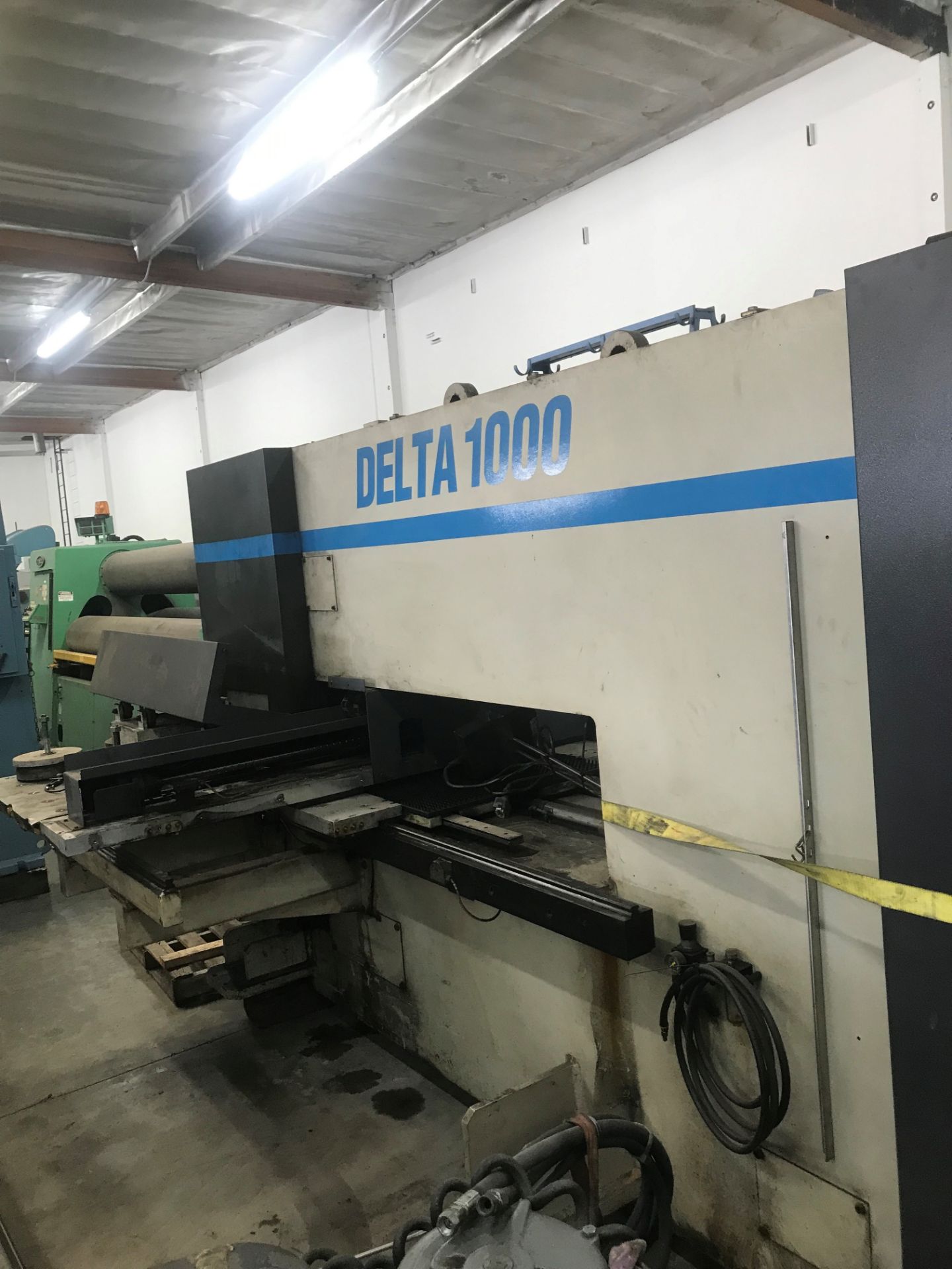 LVD Strippit Delta 1000 22-Ton CNC Turret Punch s/n 27315 w/ Fanuc Controls, 20-Station, SOLD AS IS - Image 3 of 9