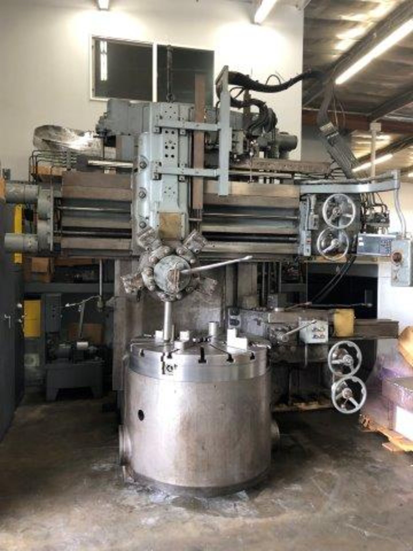 Bullard 42” Cutmaster Vertical Turret Lathe s/n25372 w/DRO, 45” Swing, 4.1-200 Chuck RPM, SOLD AS IS