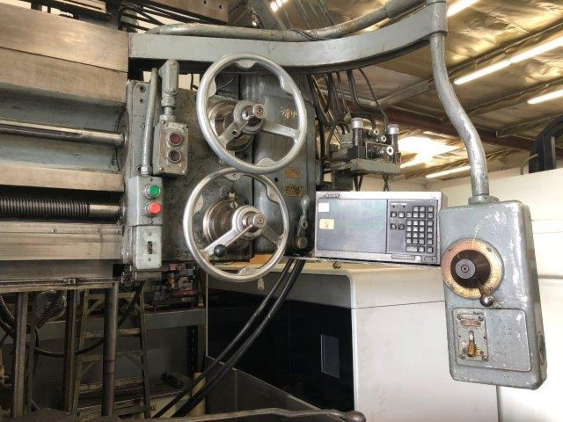 Bullard 42” Cutmaster Vertical Turret Lathe s/n25372 w/DRO, 45” Swing, 4.1-200 Chuck RPM, SOLD AS IS - Image 2 of 5