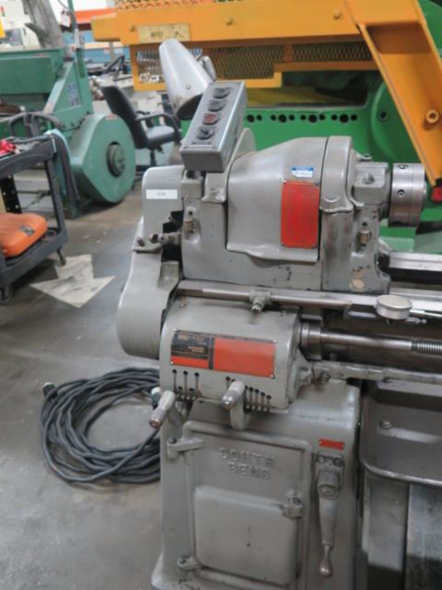 South Bend 13" x 42" Lathe s/n 15075T w/ 4-Speeds, Inch Threading, Tailstock, 5C Collet SOLD AS IS - Image 4 of 10