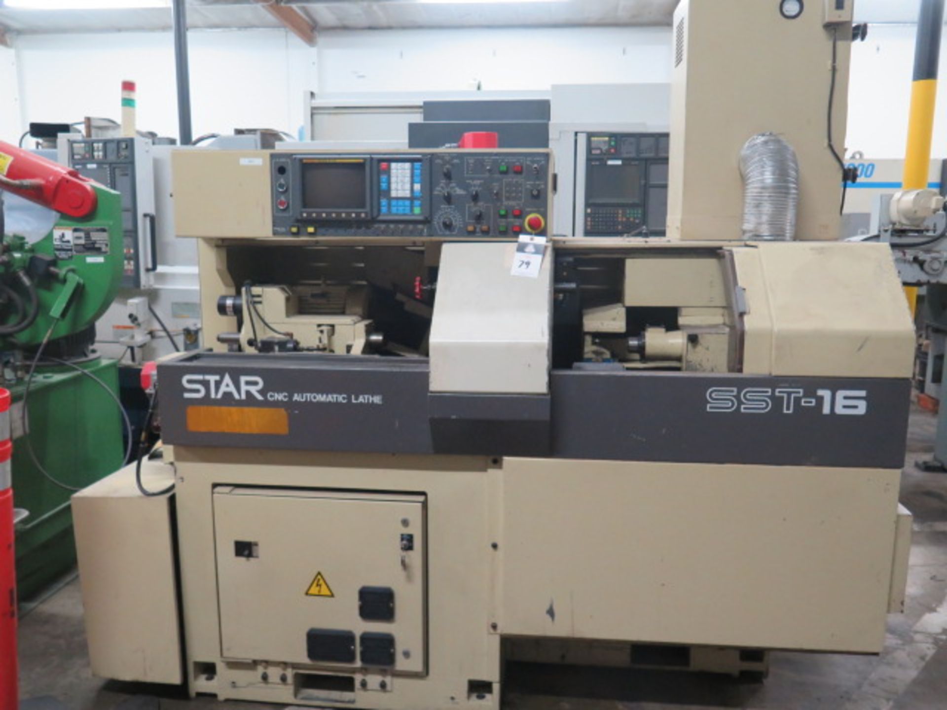 Star SST-16 CNC Screw Machine s/n 010362 w/ Fanuc Series 0-TT Controls, Sub Spindle, SOLD AS IS