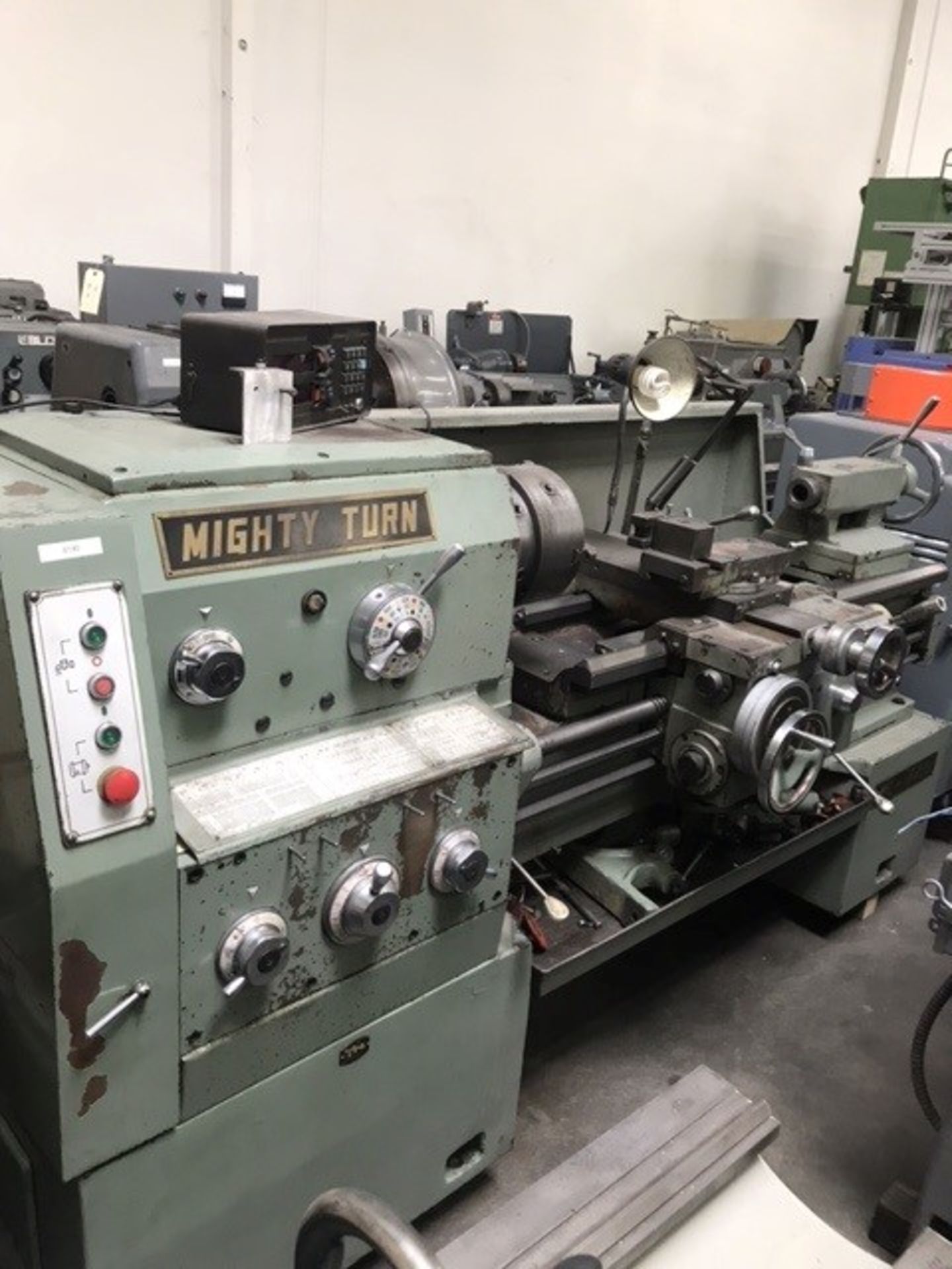 Mighty Turn ML-1840GL 18” x 40” Geared Head Gap Bed Lathe s/n 98081134 w/ Sargon DRO, SOLD AS IS