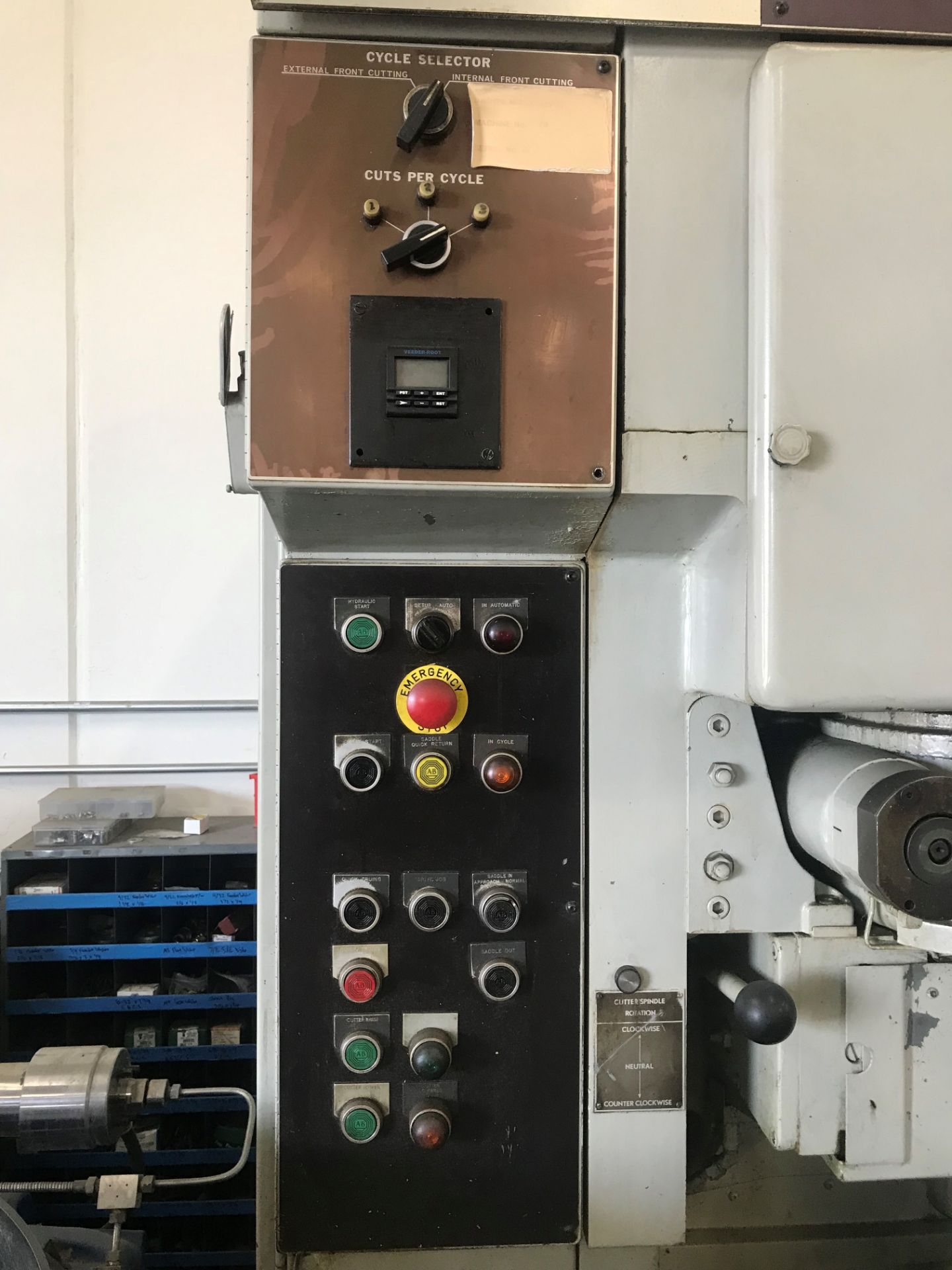 Barber Coleman mdl. 10-VGS 10” Gear Shaper s/n 32 w/ Barber Coleman Controls, SOLD AS IS - Image 5 of 19