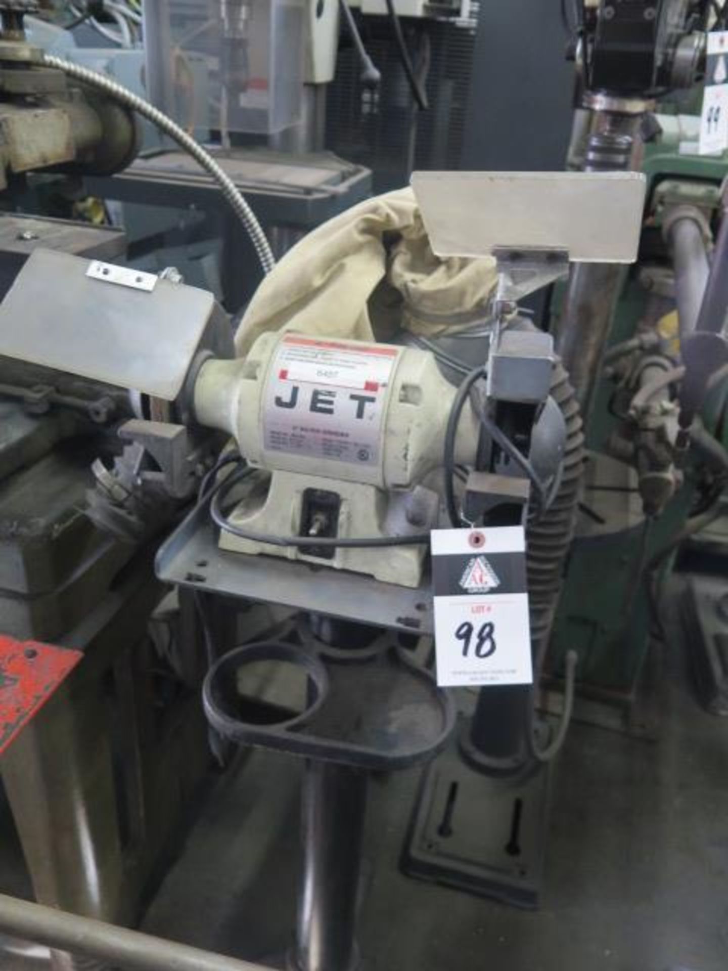 Jet 6" Pedestal Grinder (SOLD AS-IS - NO WARRANTY)