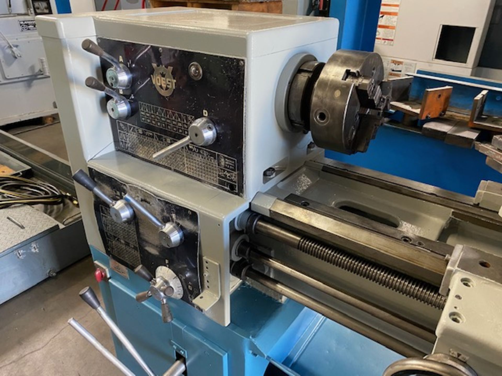 Voest DA 1.5 17”/28” x 60” Geared Head Gap Bed Lathe s/n 1037/1.5-4980 w/ 21-1500 RPM, SOLD AS IS - Image 3 of 9