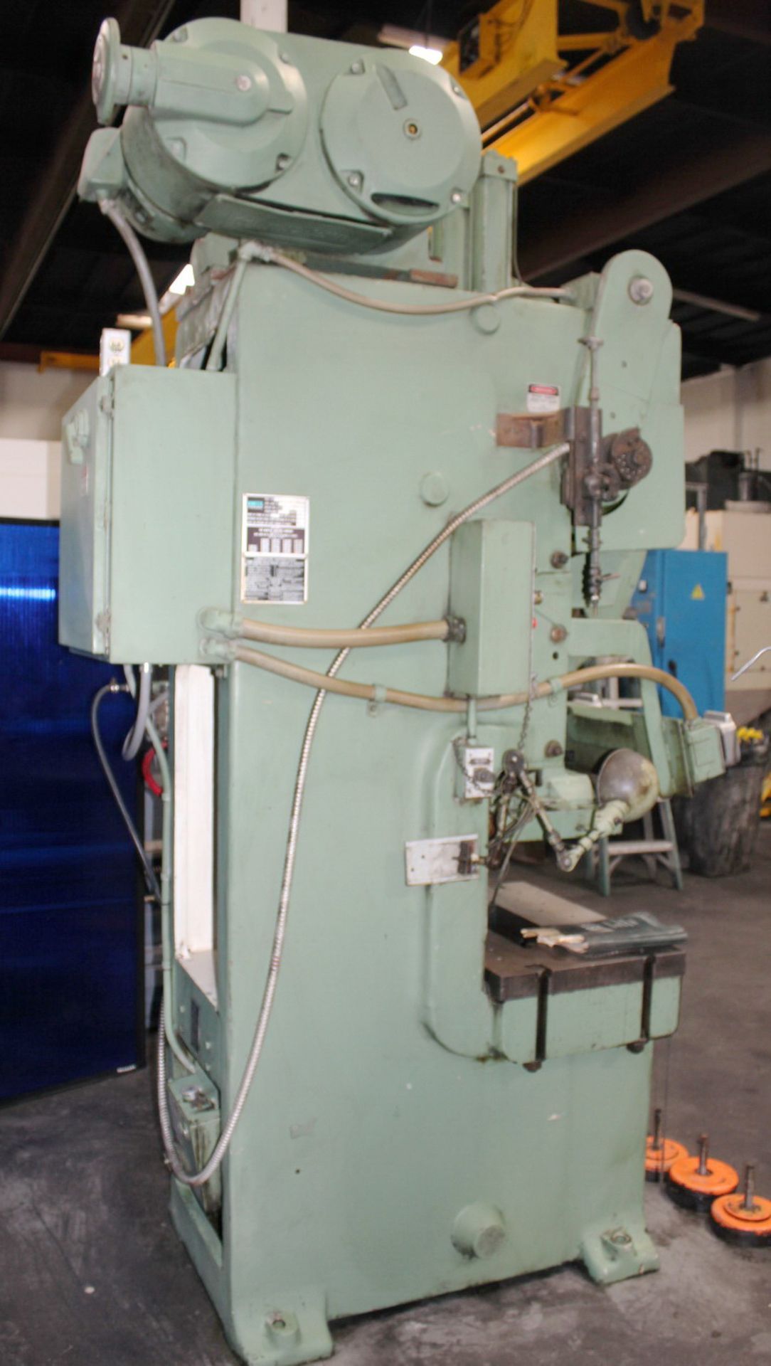 Minster 70-4 60 Ton Gap Frame Punch Press s/n 21611 w/ Minster Controls, Air Clutch, SOLD AS IS - Image 13 of 22