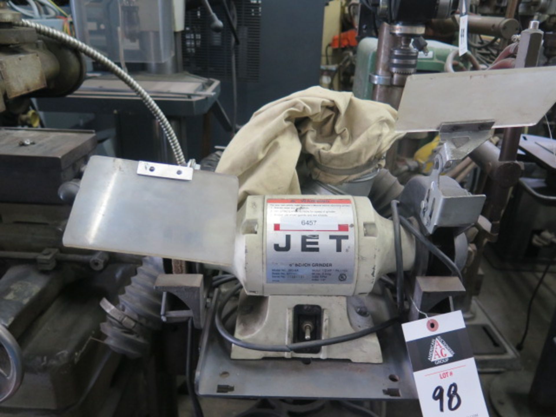 Jet 6" Pedestal Grinder (SOLD AS-IS - NO WARRANTY) - Image 2 of 6