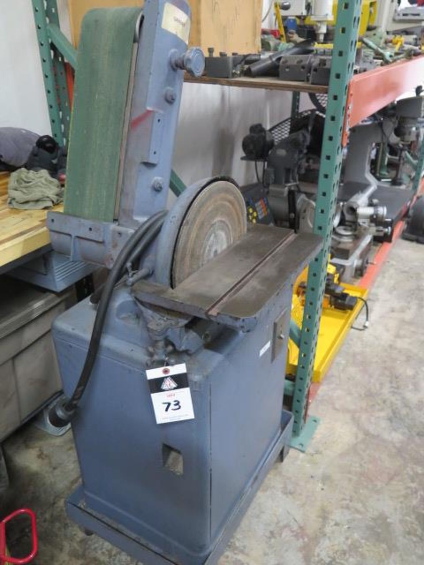 Powermatic mdl. 30 6" Belt / 12" Disc Sander s/n 630120 w/ Stand (SOLD AS-IS - NO WARRANTY) - Image 2 of 5