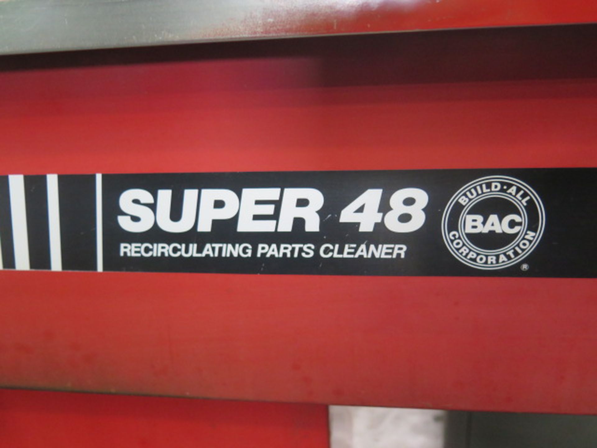 Build-All "Super 48" Parts Washer (SOLD AS-IS - NO WARRANTY) - Image 3 of 6