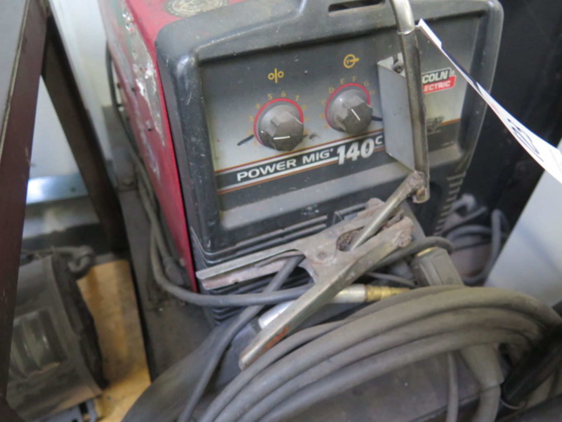 Lincoln PoewrMIG 140C MIG Welder w/ Cart (SOLD AS-IS - NO WARRANTY) - Image 3 of 5