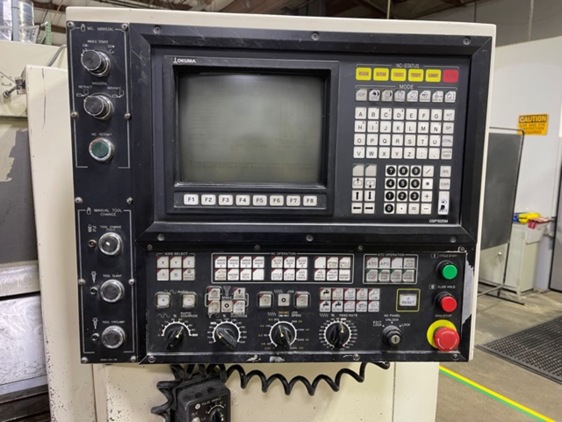 Okuma Cadet Mate 4020 CNC VMC s/m 0179 w/ Okuma OSP5020M Controls, Hand Wheel, SOLD AS IS - Image 2 of 5