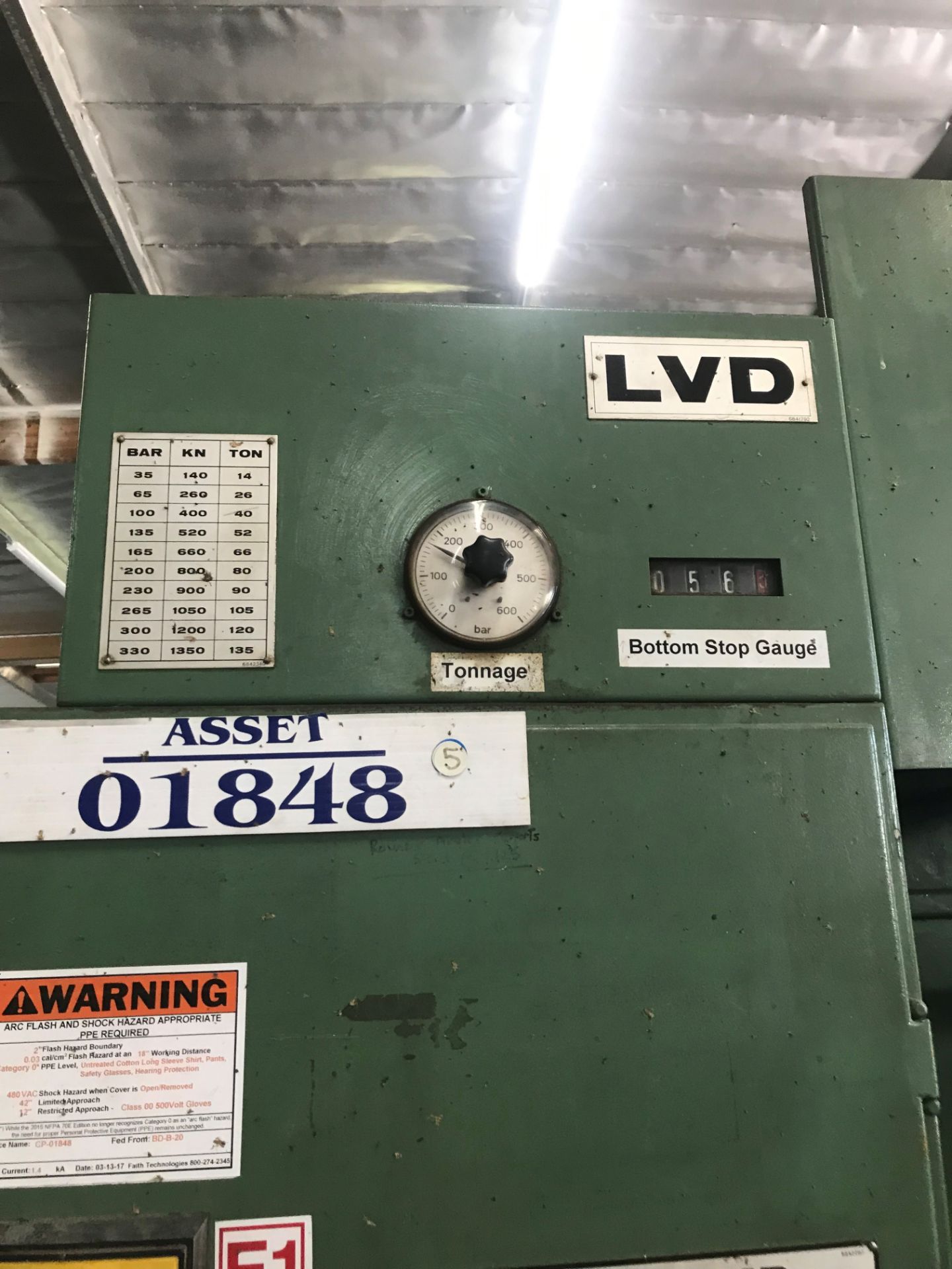 LVD 150JS10 150 Ton x 10’ CNC Hyd Press Brake s/n 15243 w/ Hurco Autobend 5C Controls, SOLD AS IS - Image 7 of 10