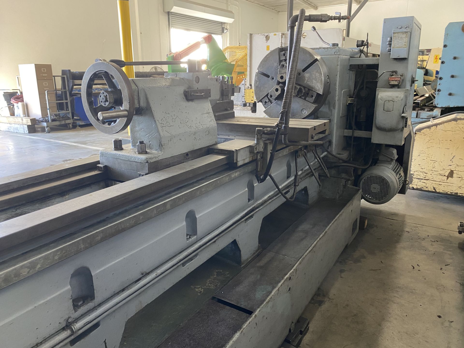 Saimp TU-60 24” x 80” Engine Lathe s/n 1096 w/ 24-1800 RPM, Inch/mm Threading, 3” SOLD AS IS - Image 4 of 10