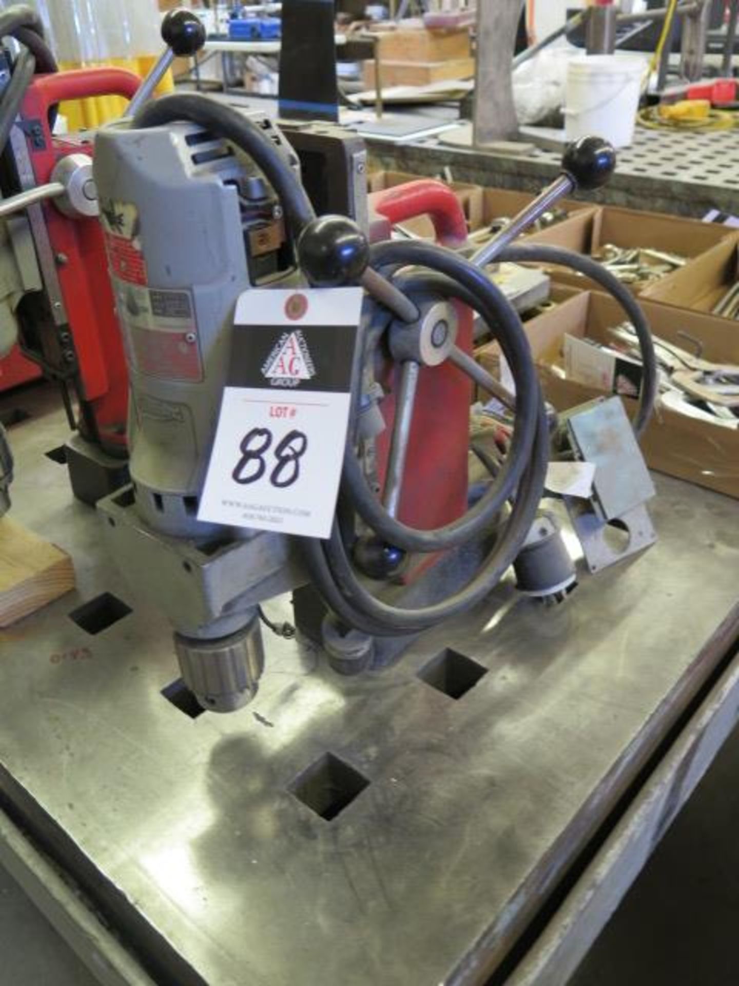 Milwaukee Magnetic Base Drill (NEEDS REPAIR) (SOLD AS-IS - NO WARRANTY)