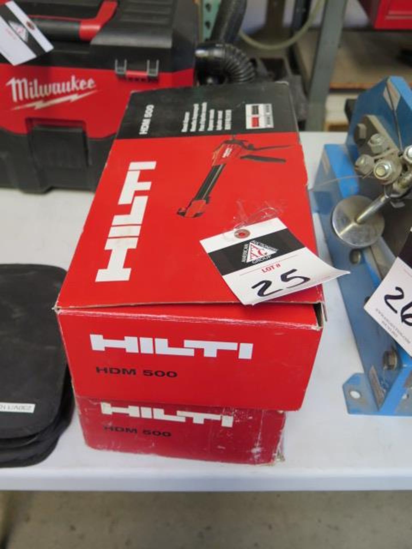 Hilti HDM 500 Manual 2-Part Dispensers (2) (One is NEW - One is used) (SOLD AS-IS - NO WARRANTY)