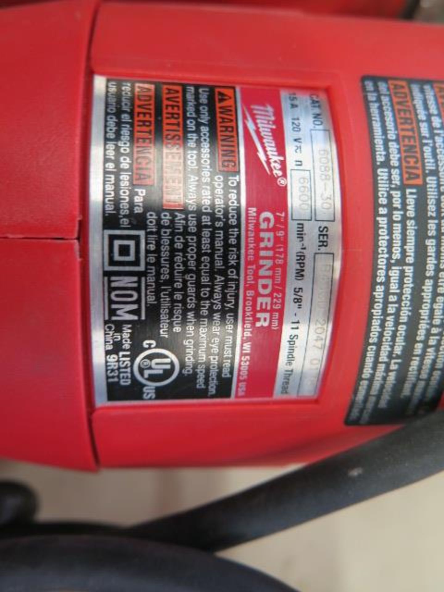 Milwaukee Angle Grinder (SOLD AS-IS - NO WARRANTY) - Image 4 of 4