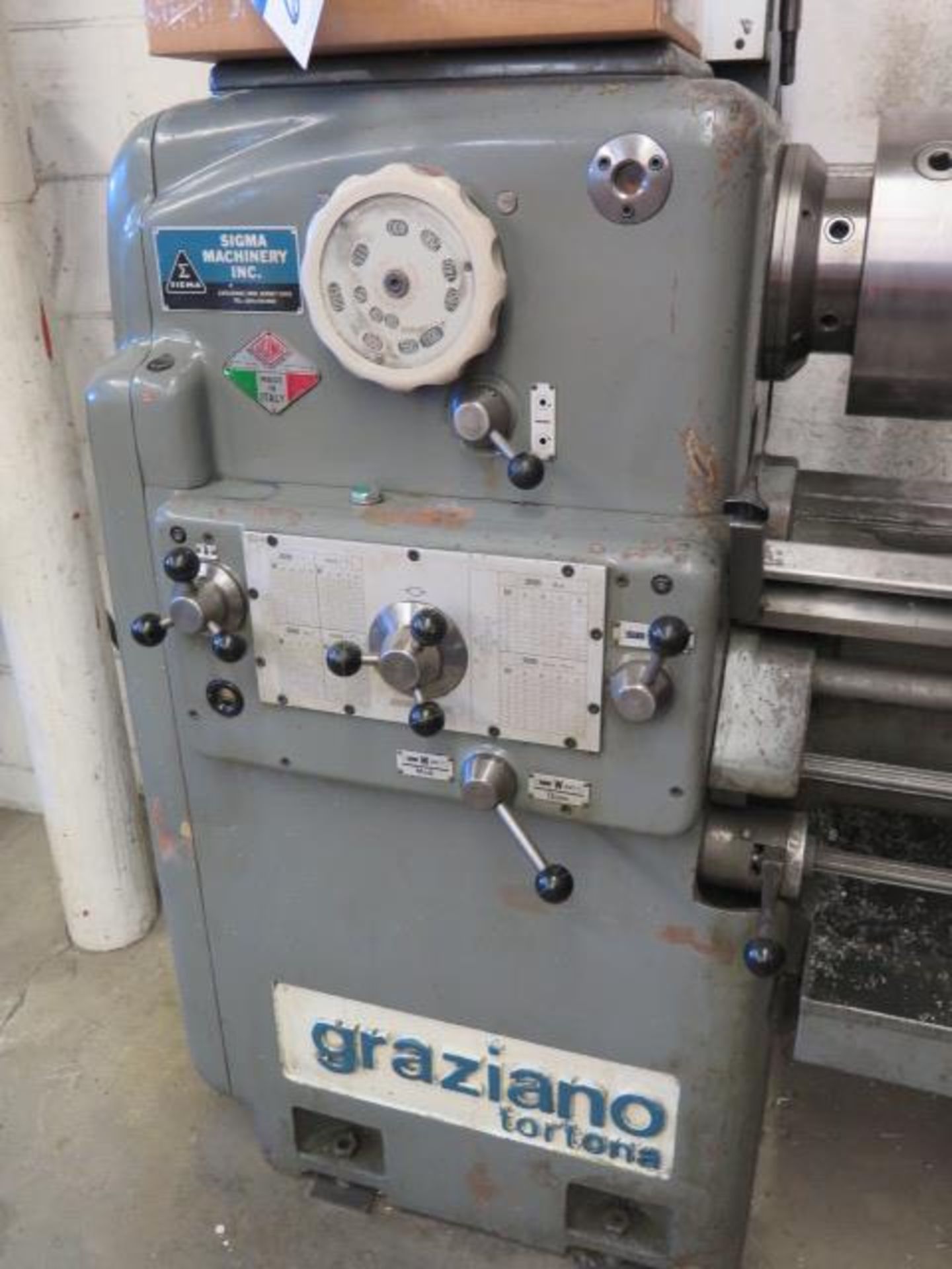 Graziano Tortona SAG 14 15" x 58" Geared Head Lathe s/n 128859 w/ 40-1500 RPM, Inch/mm, SOLD AS IS - Image 5 of 18