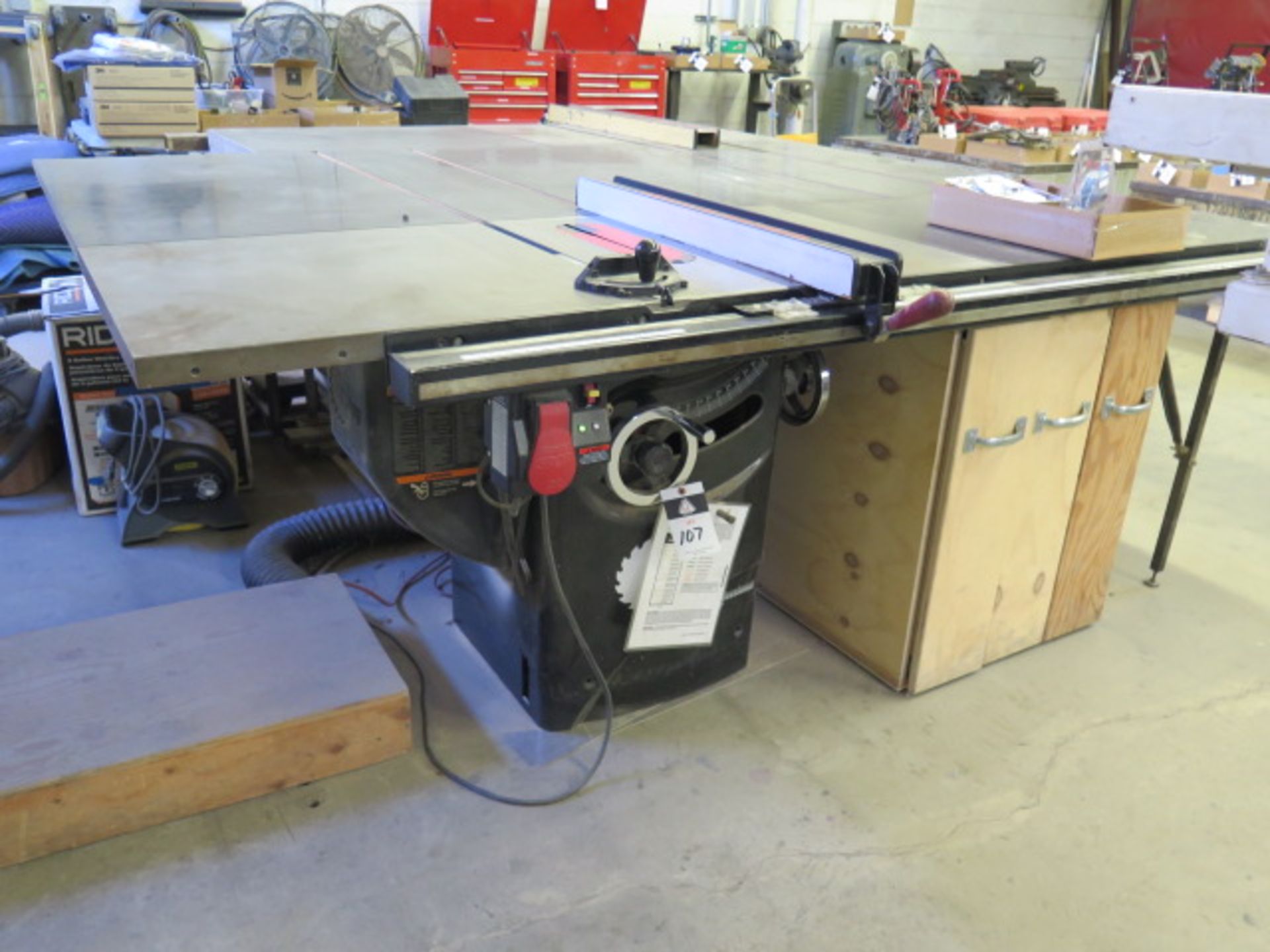 SawStop mdl. PCS 31230 10" Professional Cabinet Saw s/n P111130350 w/ Emerg Stop System, SOLD AS IS