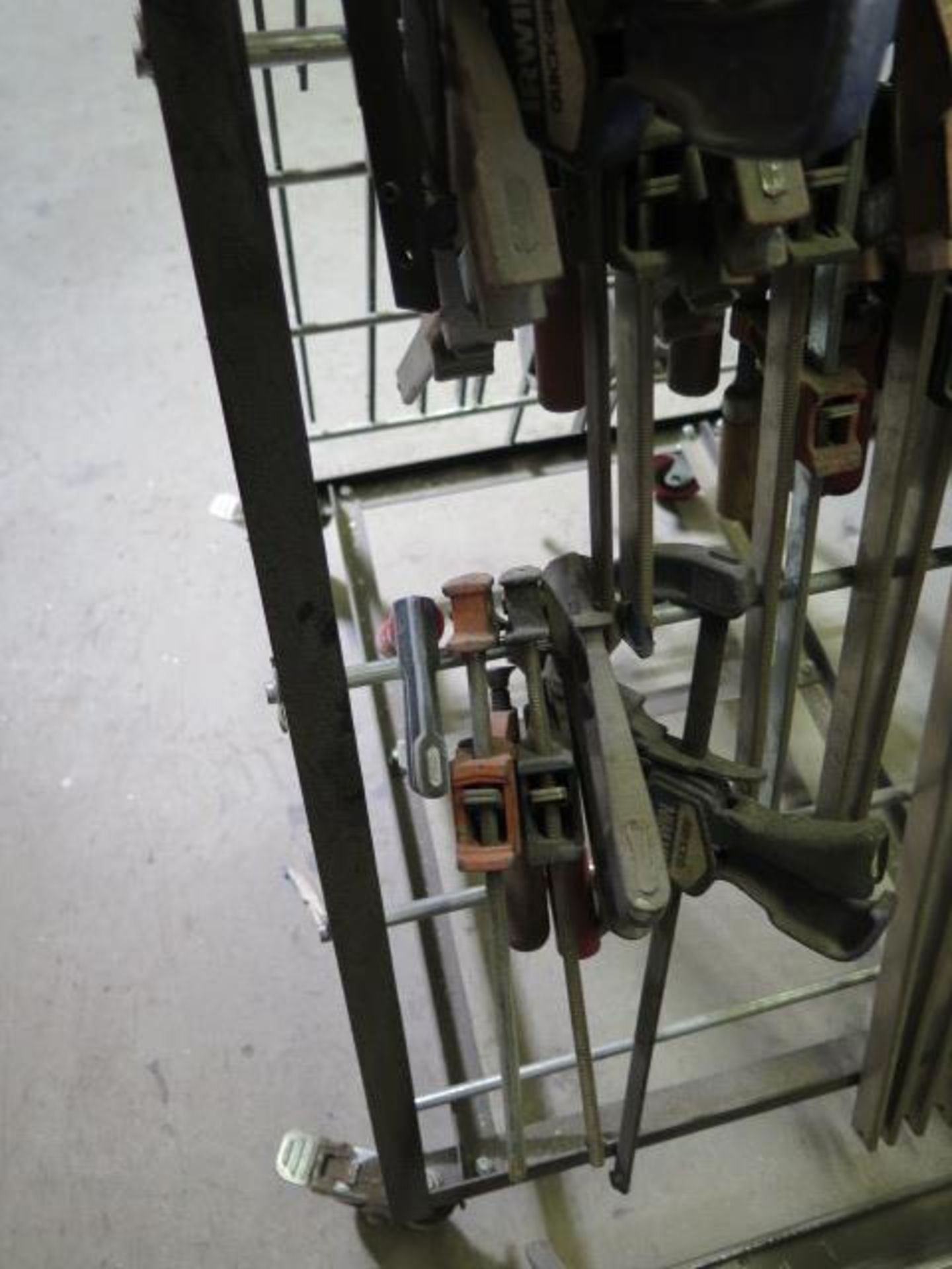 Bar Clamps w/ Rolling Cart (SOLD AS-IS - NO WARRANTY) - Image 7 of 8