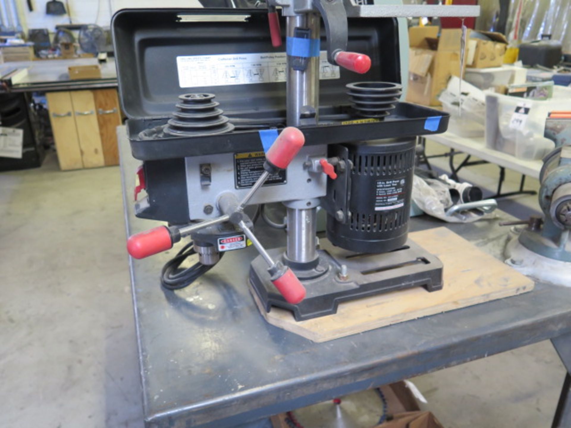 Craftsman Table Model Drill Press w/ Laser Trac, 2/3Hp Motor (SOLD AS-IS - NO WARRANTY)