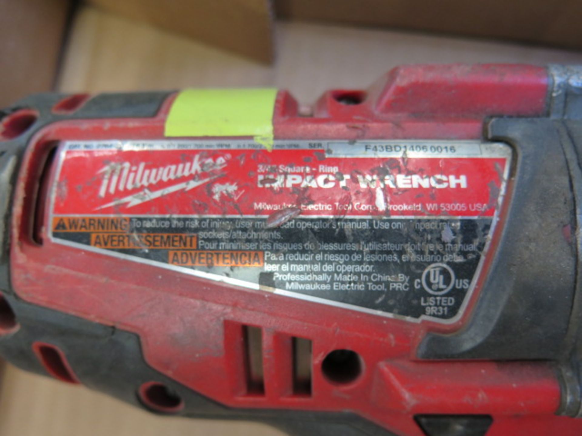Milwaukee 18Volt 3/4" Impact (SOLD AS-IS - NO WARRANTY) - Image 5 of 5