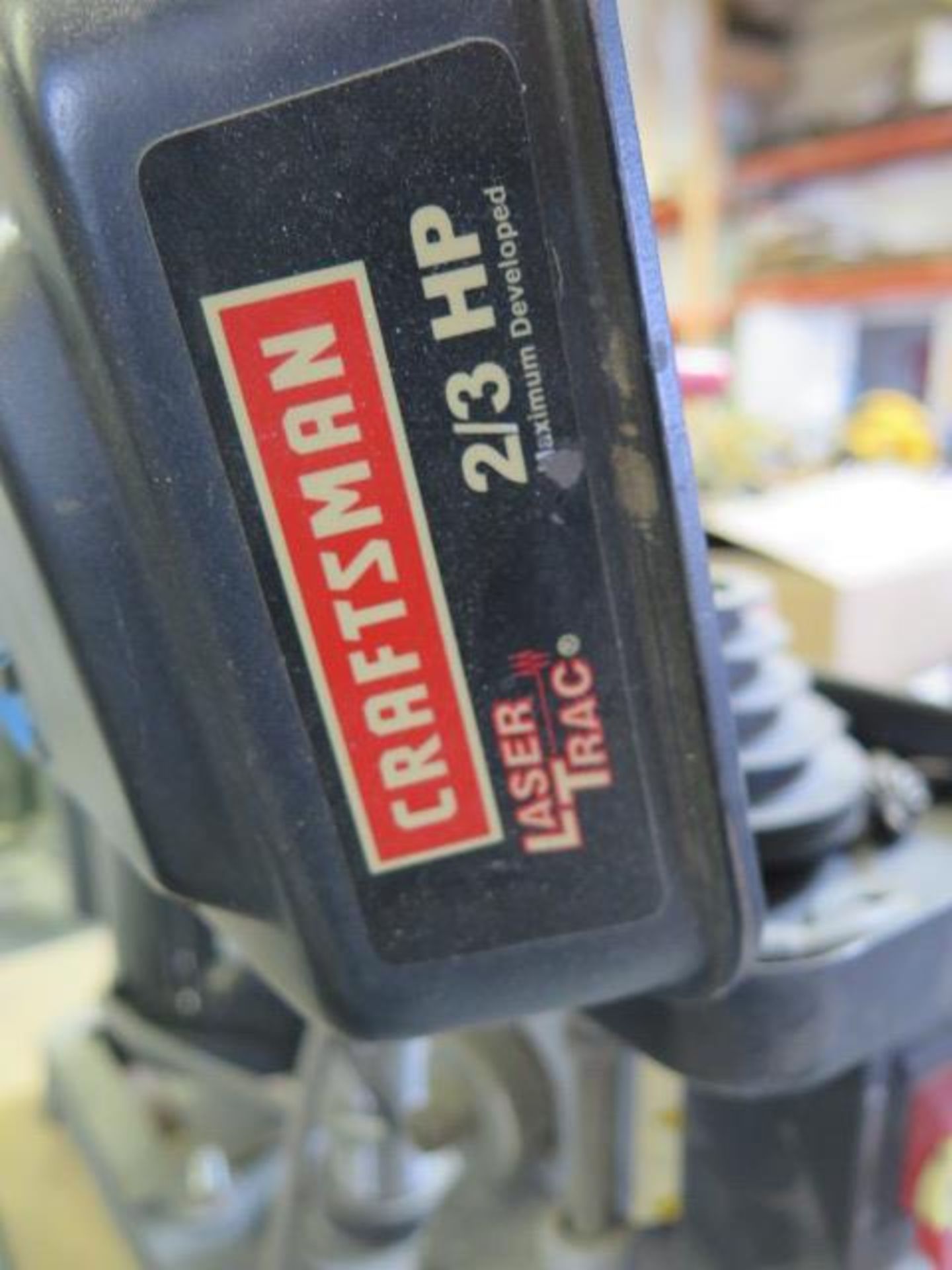 Craftsman Table Model Drill Press w/ Laser Trac, 2/3Hp Motor (SOLD AS-IS - NO WARRANTY) - Image 3 of 5
