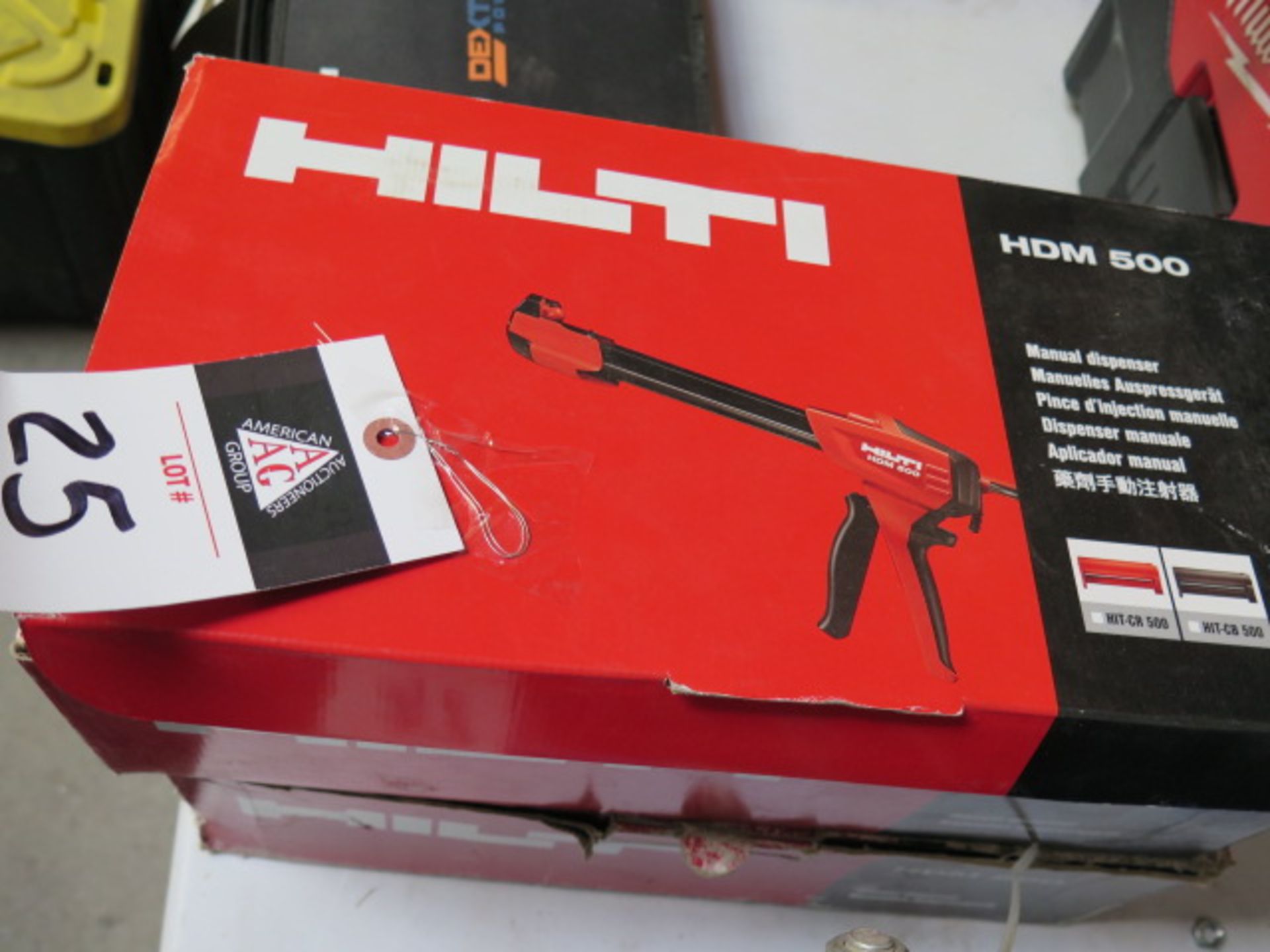 Hilti HDM 500 Manual 2-Part Dispensers (2) (One is NEW - One is used) (SOLD AS-IS - NO WARRANTY) - Image 3 of 5