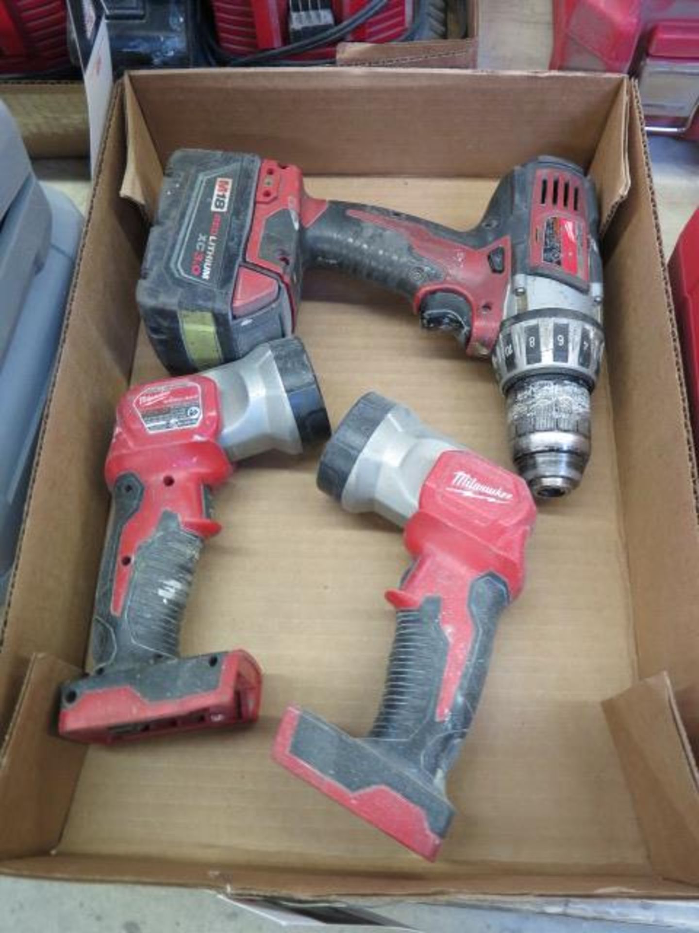 Milwaukee 18Volt Drill and (2) Work Lights (SOLD AS-IS - NO WARRANTY) - Image 2 of 5