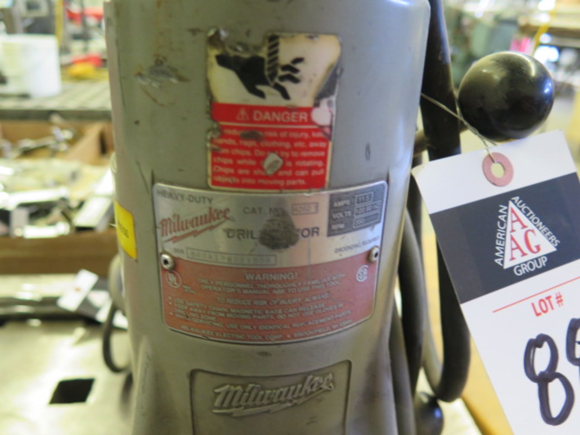 Milwaukee Magnetic Base Drill (NEEDS REPAIR) (SOLD AS-IS - NO WARRANTY) - Image 3 of 8