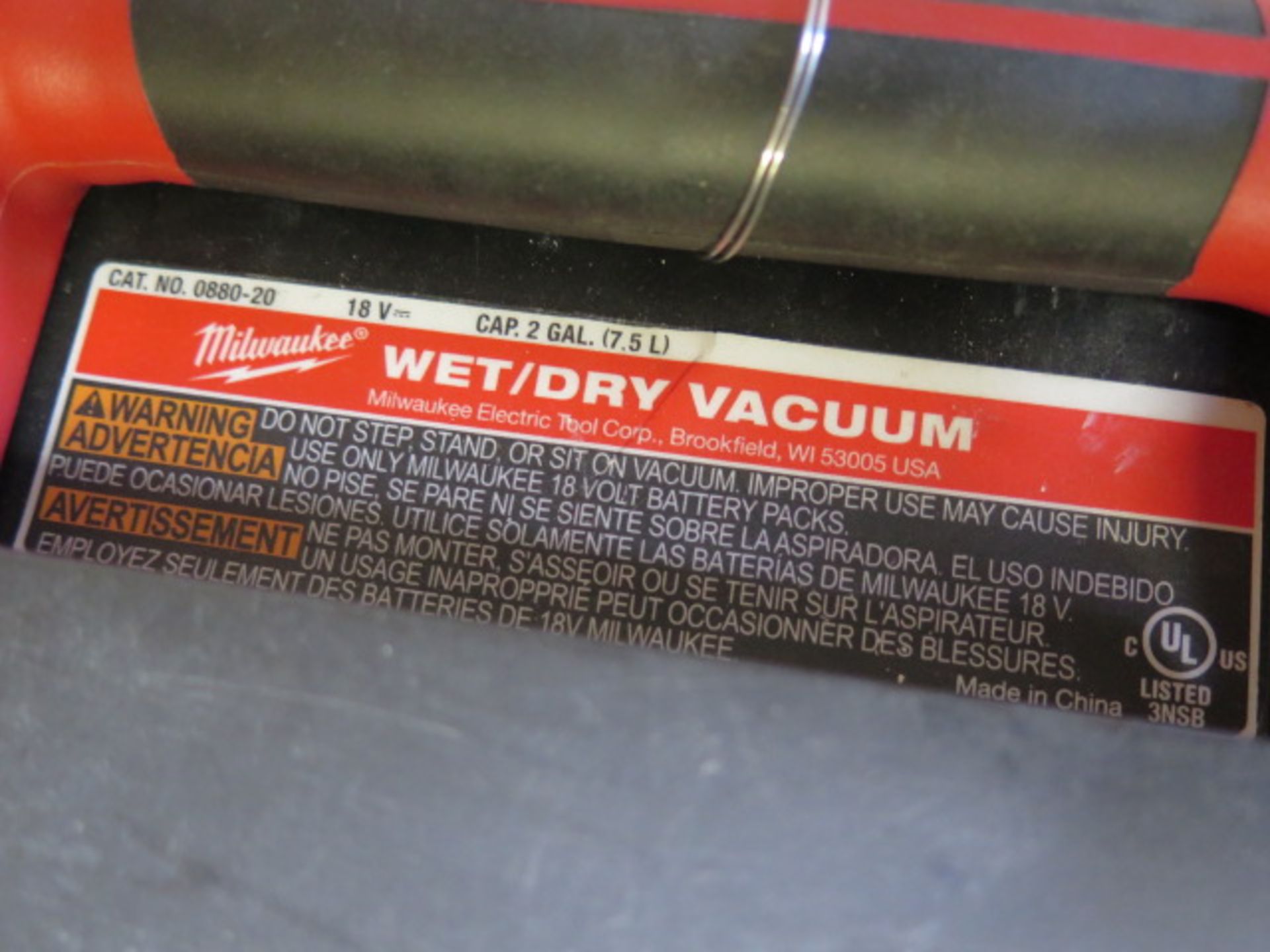 Milwaukee Wet/Dry Vacuum (SOLD AS-IS - NO WARRANTY) - Image 5 of 5