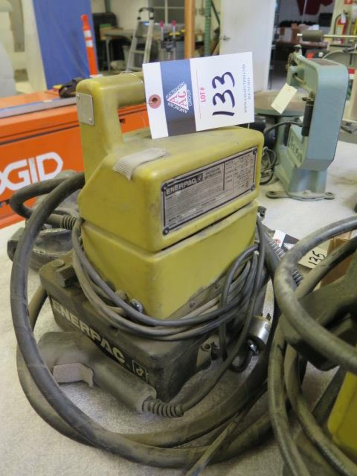 Enerpac mdl. PUJ1200B Electric Hudraulic Pump (SOLD AS-IS - NO WARRANTY)