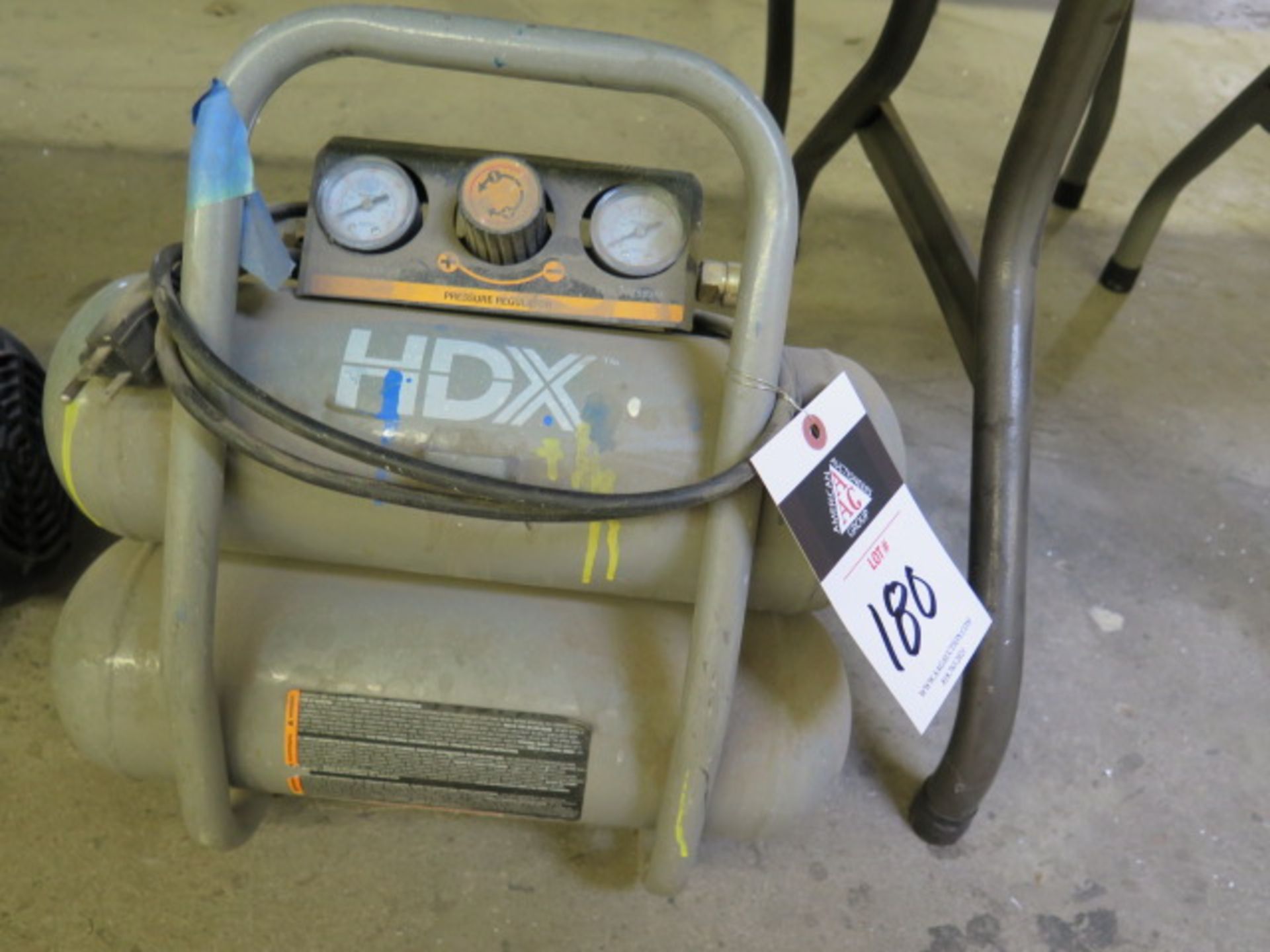 HDX Portable Air Compressor (SOLD AS-IS - NO WARRANTY)